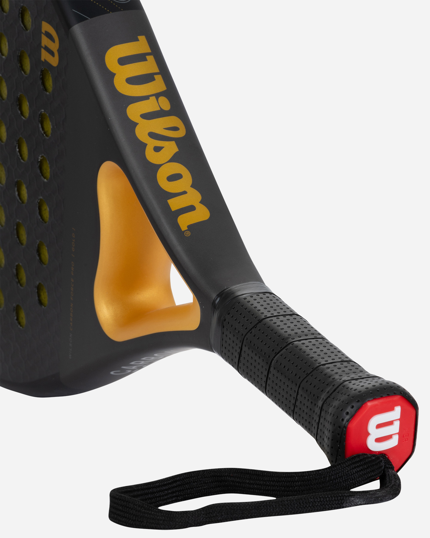 Racchetta padel performance WILSON CARBON FORCE PRO GOLD PADEL  - Nero - 2 | Cisalfa Sport