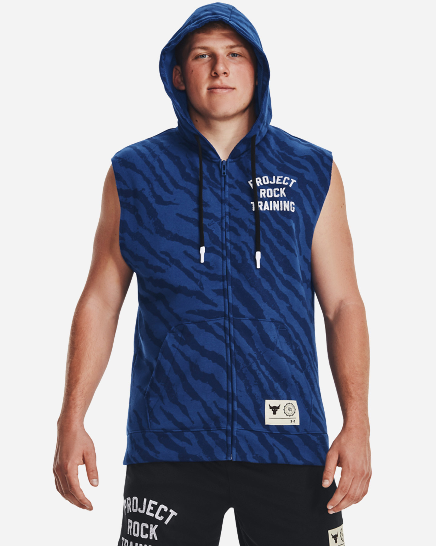 Felpa UNDER ARMOUR THE ROCK M - Blu - 2 | Cisalfa Sport