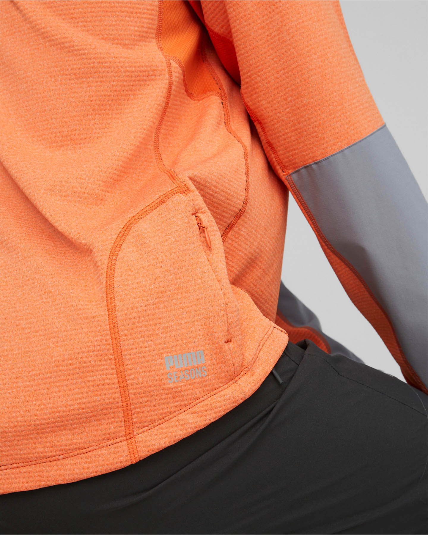 Giacca running PUMA SEASONS M - Rosso - 5 | Cisalfa Sport