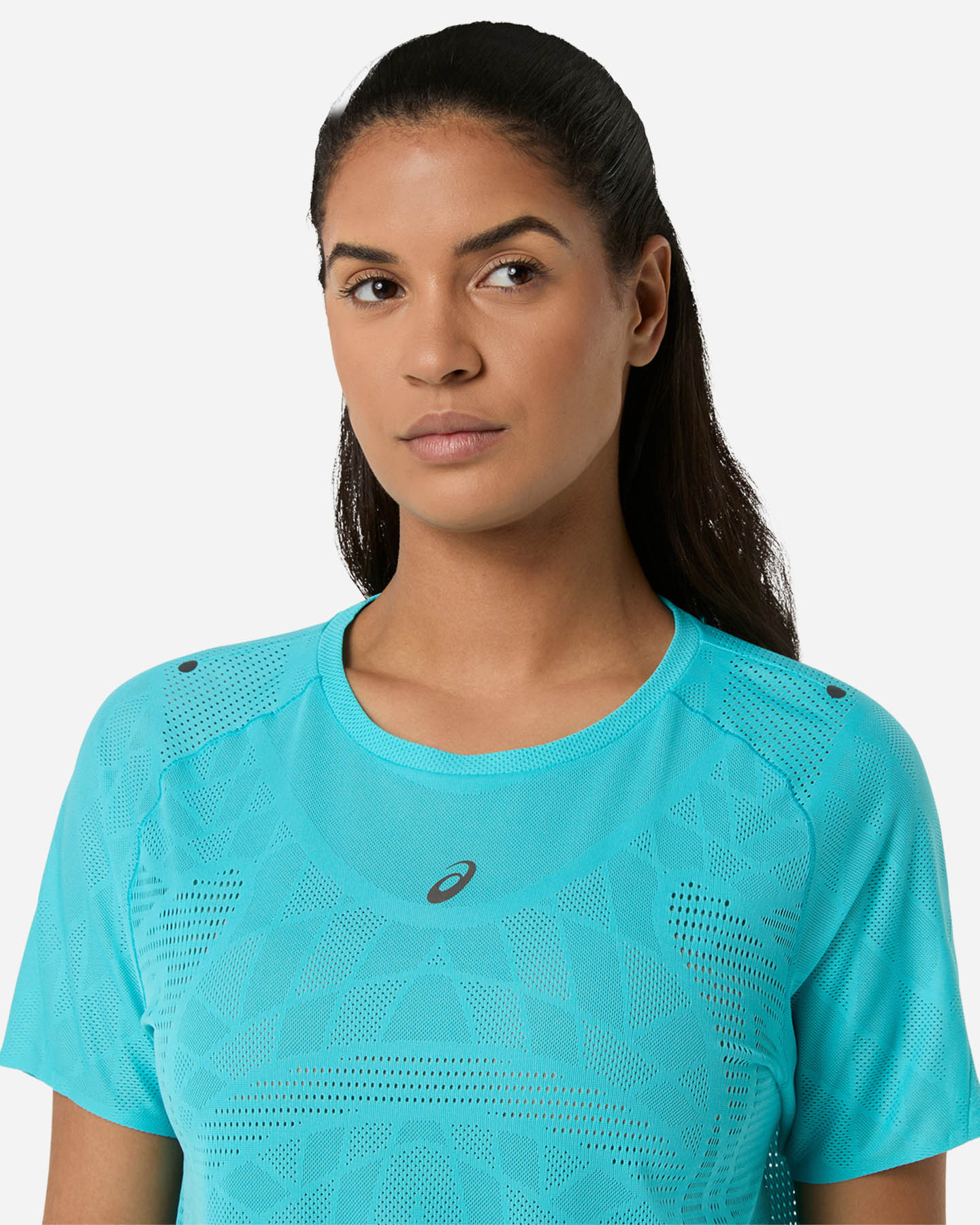 T-shirt running ASICS METARUN W - Azzurro - 4 | Cisalfa Sport