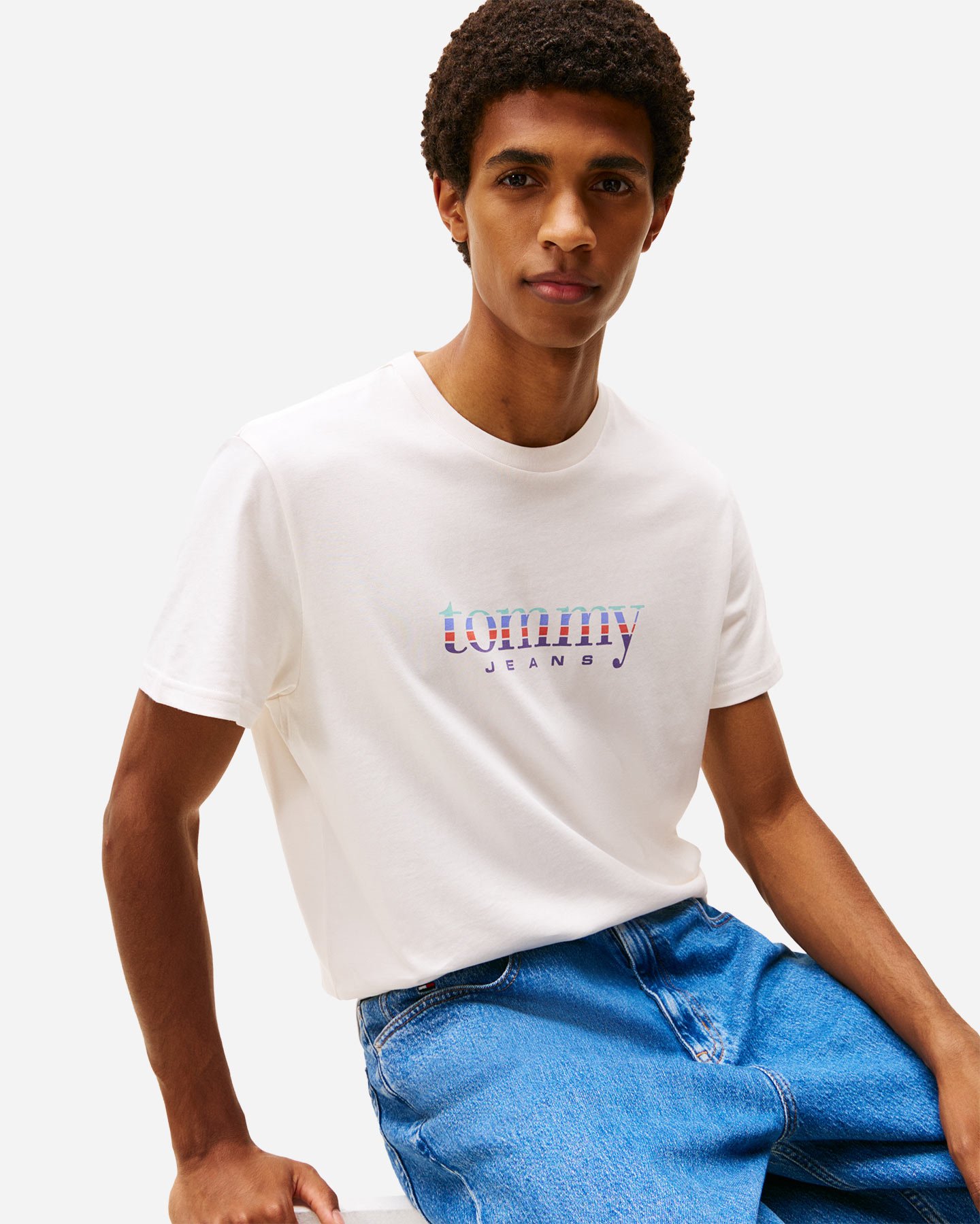 T-shirt TOMMY HILFIGER LOGO M - Bianco - 4 | Cisalfa Sport