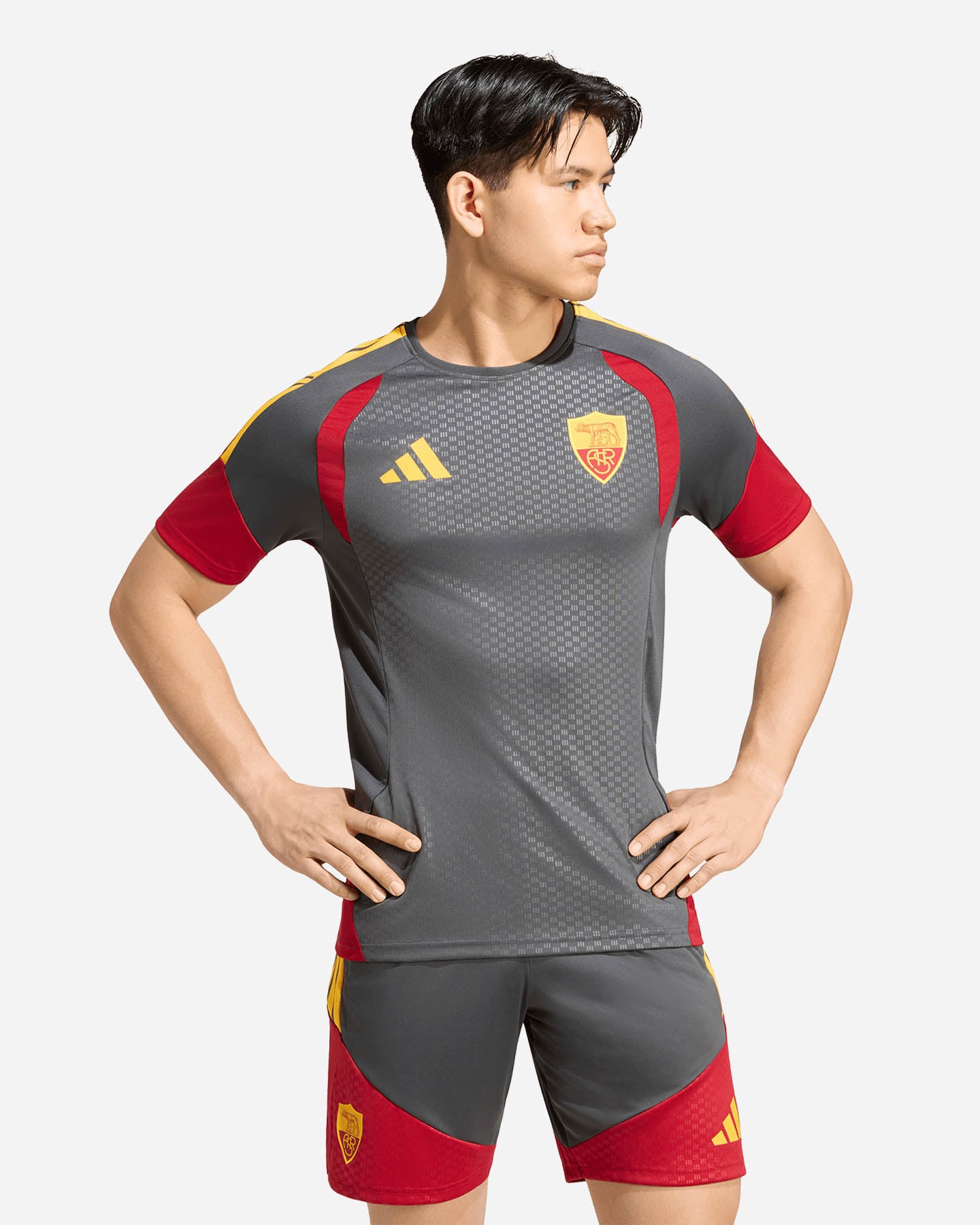 Abbigliamento calcio ufficiale ADIDAS AS ROMA TIRO26 COMPETITION TRAINING 26-27 M - 2 | Cisalfa Sport