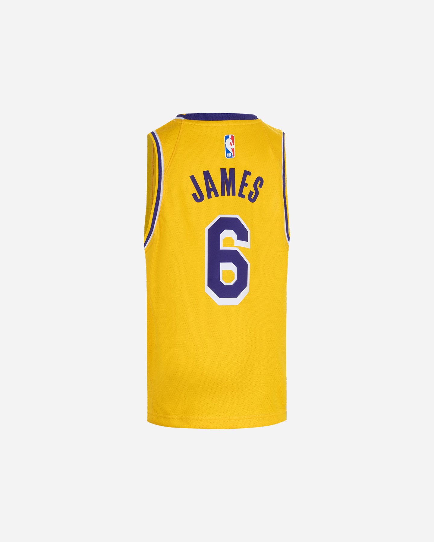 Completo basket NIKE LOS ANGELES LAKERS LEBRON JAMES JR - Giallo - 1 | Cisalfa Sport