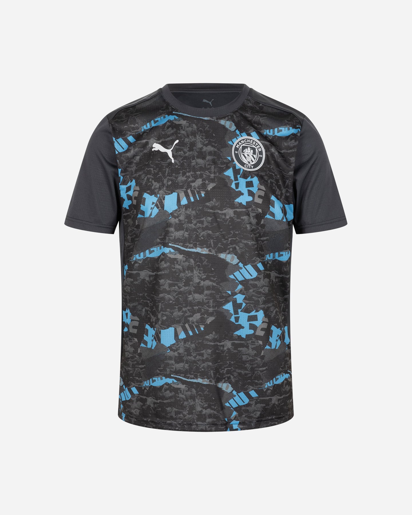 Puma Manchester City Prematch Ss 24-25 M - Abbigliamento Calcio Ufficiale - Uomo - Color Mix