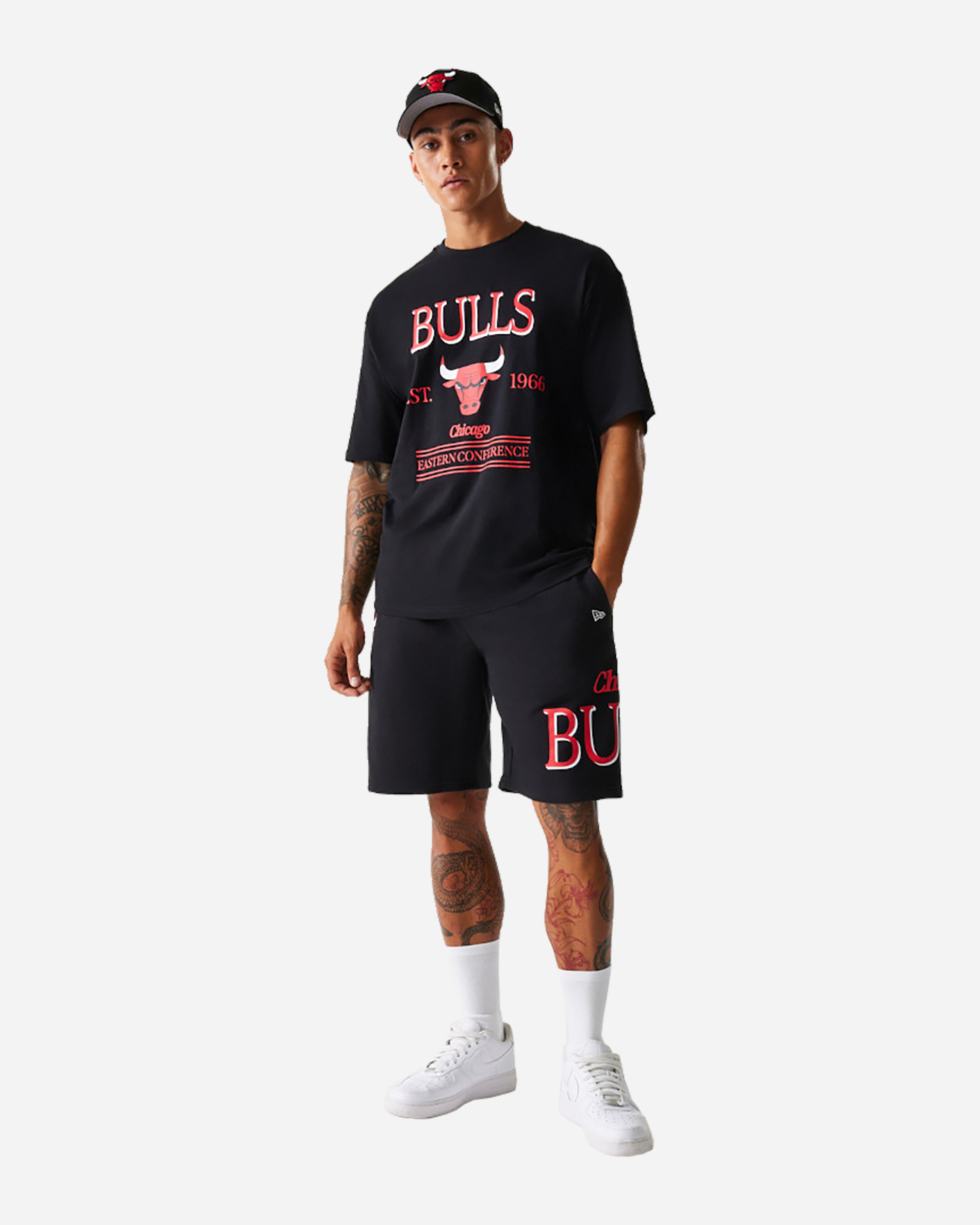 Pantaloncini basket NEW ERA GRAPHIC CHICAGO BULLS M - Nero - 2 | Cisalfa Sport