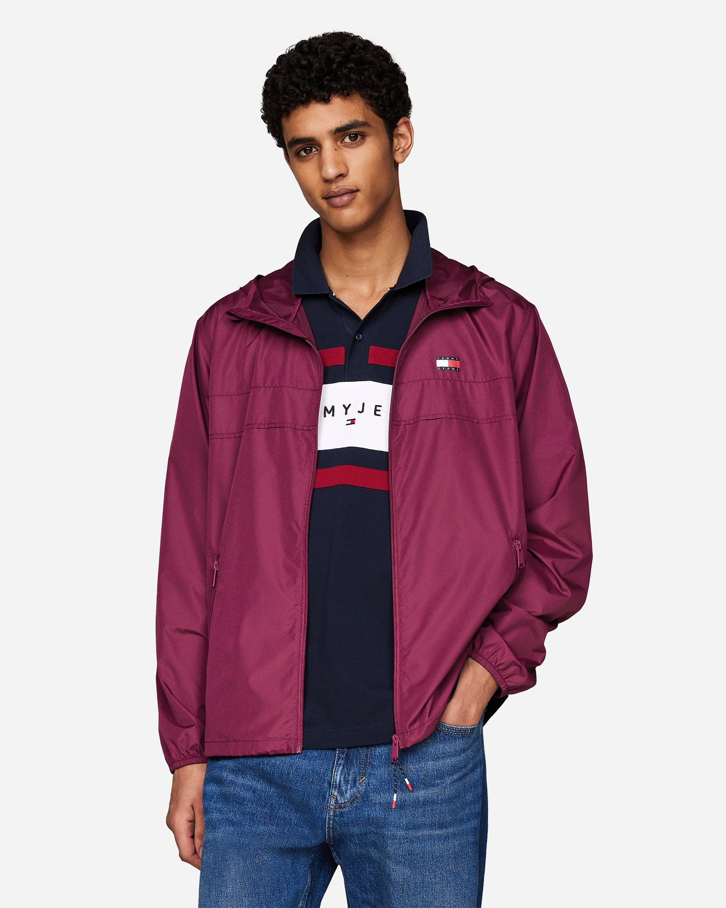 Giubbotto TOMMY HILFIGER CHICAGO WINDBREAKER M - Viola - 1 | Cisalfa Sport