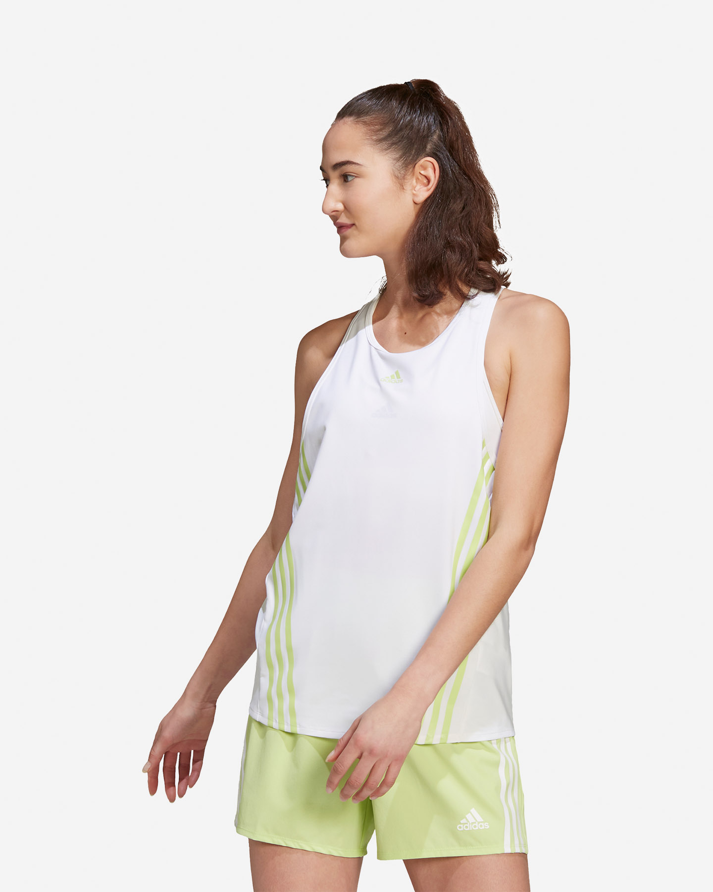 Canotta training ADIDAS DRIFIT 3S LATERAL W - Bianco - 1 | Cisalfa Sport