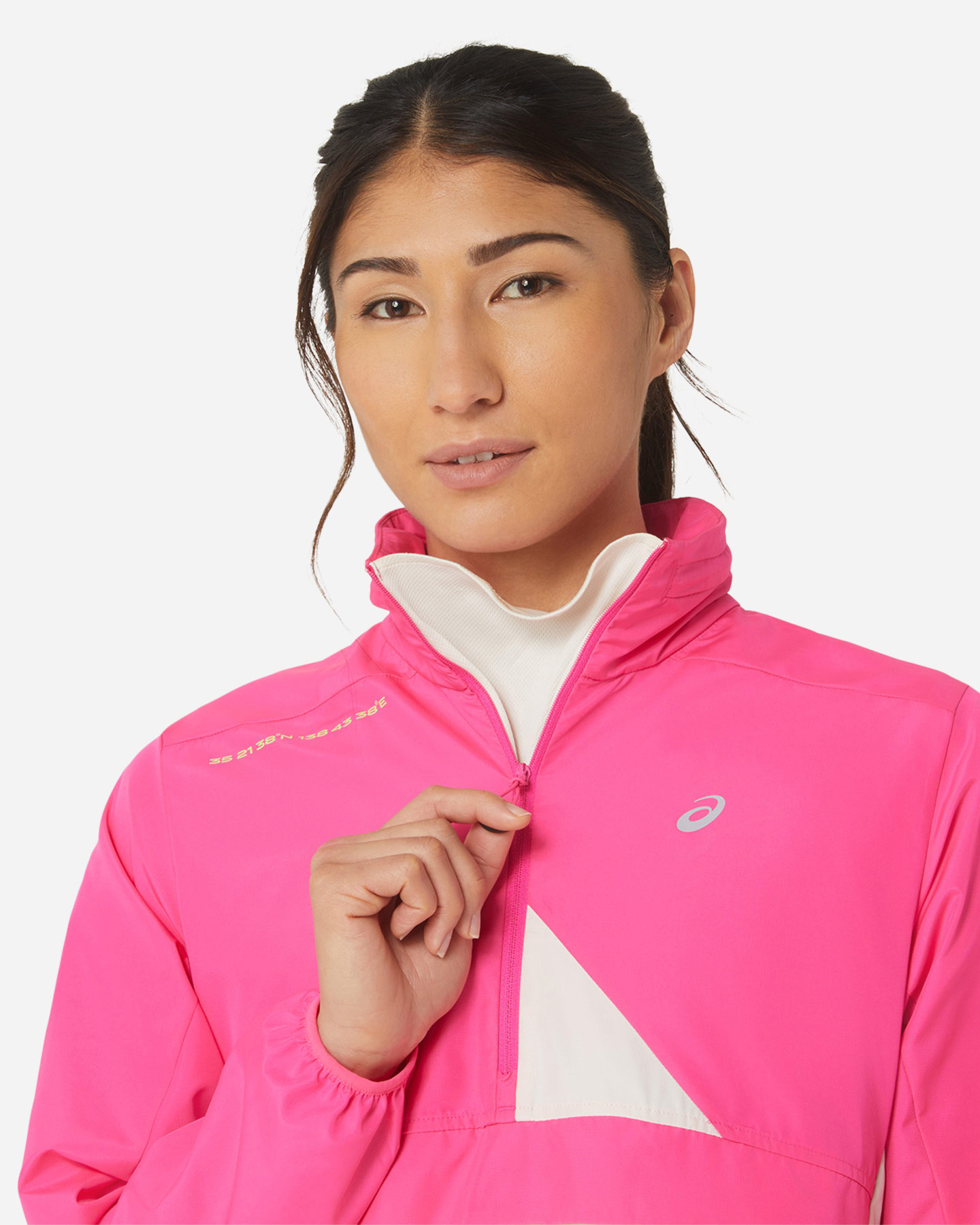 Giacca running ASICS FUJITRAIL W - Rosa - 3 | Cisalfa Sport