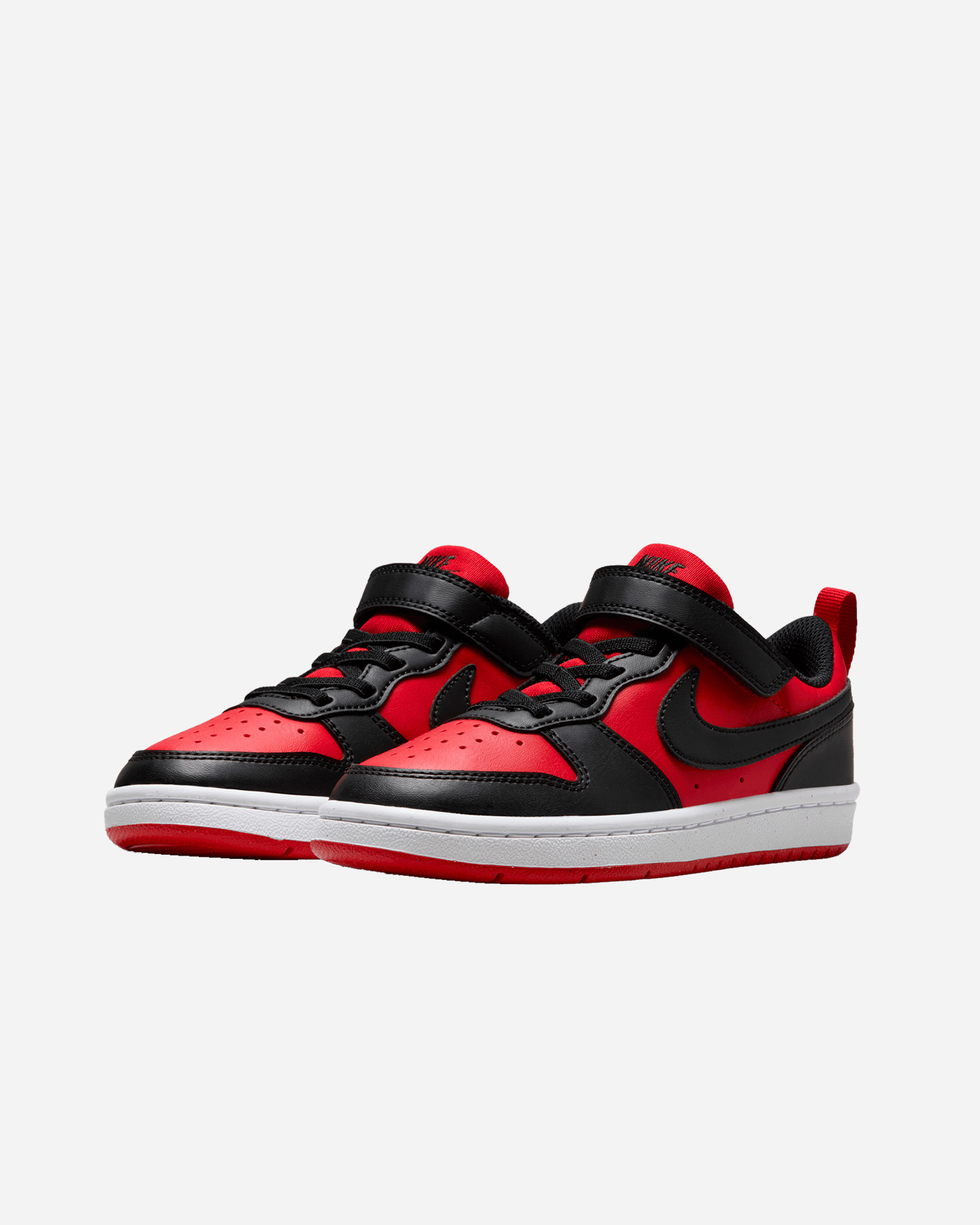 Scarpe sneakers NIKE COURT BOROUGH LOW RECRAFT PS JR - Rosso - 1 | Cisalfa Sport