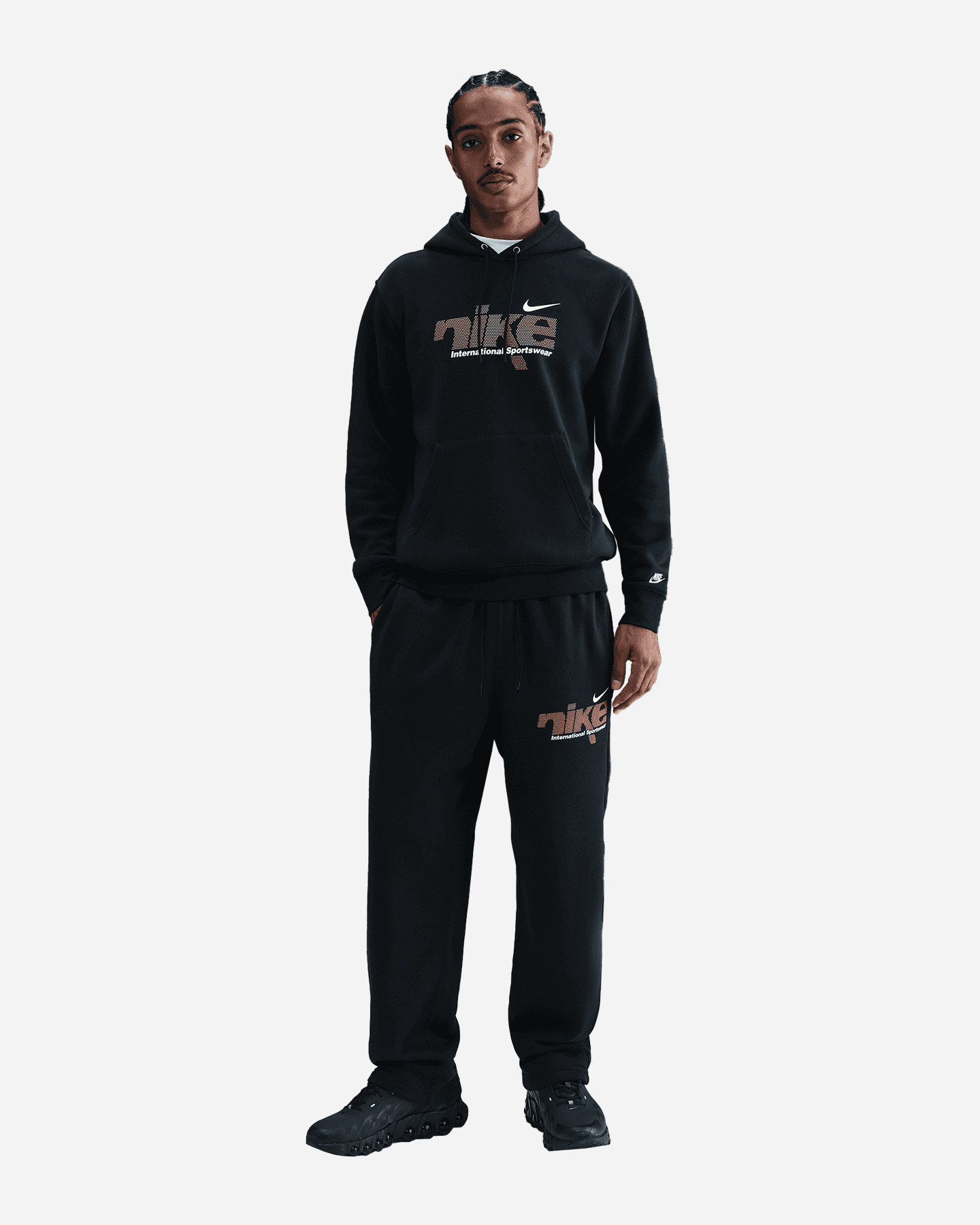 Felpa NIKE FLEECE METALLIC M - Nero - 1 | Cisalfa Sport