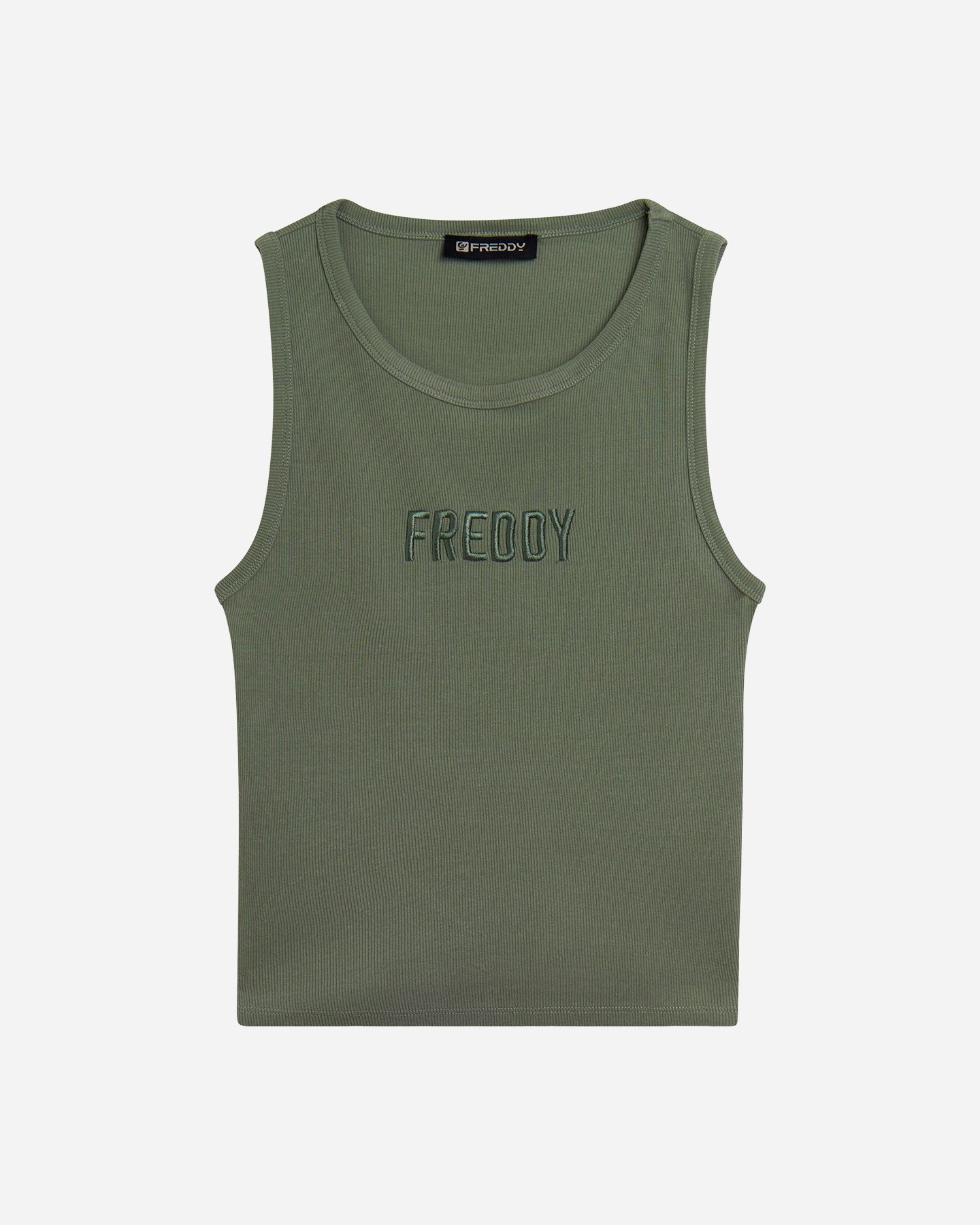 Canotta FREDDY LOGO BORCHIE W - Verde - 0 | Cisalfa Sport