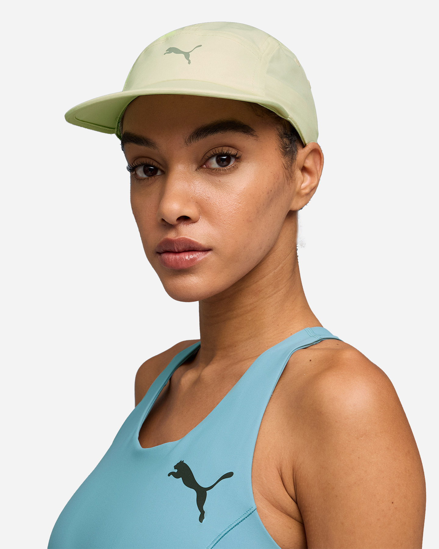Cappellino running PUMA ESSENTIAL RUNNING 5  - Giallo - 2 | Cisalfa Sport