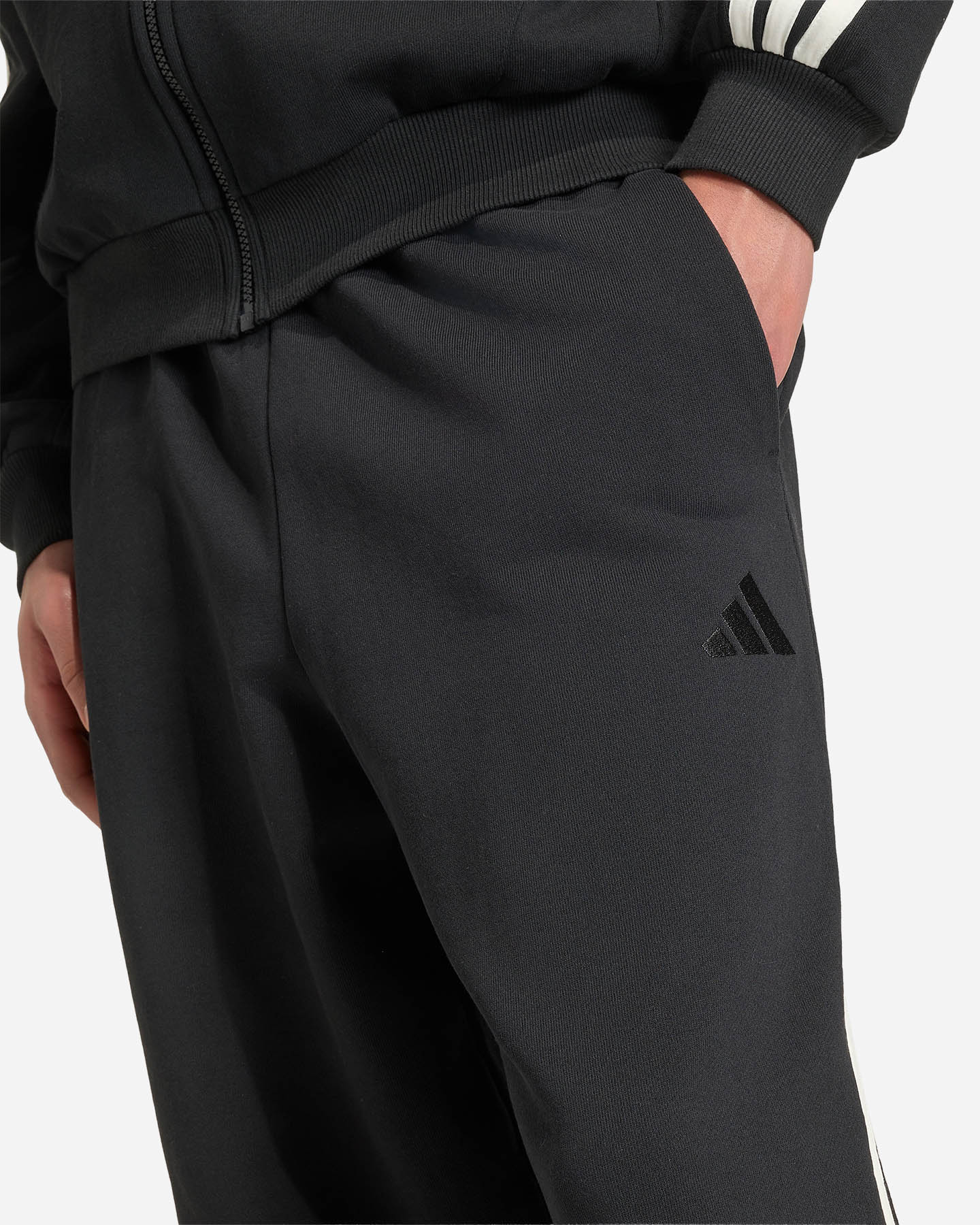 Pantalone ADIDAS KIT 3STRIPES M - Nero - 4 | Cisalfa Sport