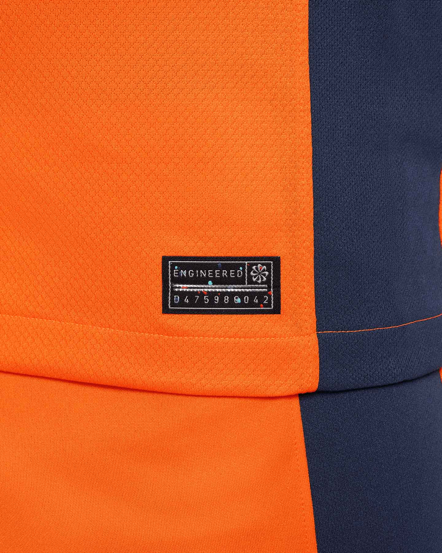 Maglia calcio ufficiale NIKE DRI FIT INTER THIRD 23-24 JR - Arancione - 2 | Cisalfa Sport