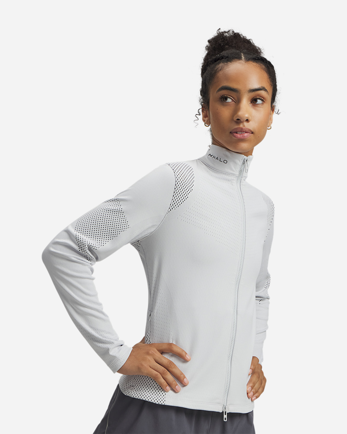 Felpa training UNDER ARMOUR HALO W - Bianco - 2 | Cisalfa Sport