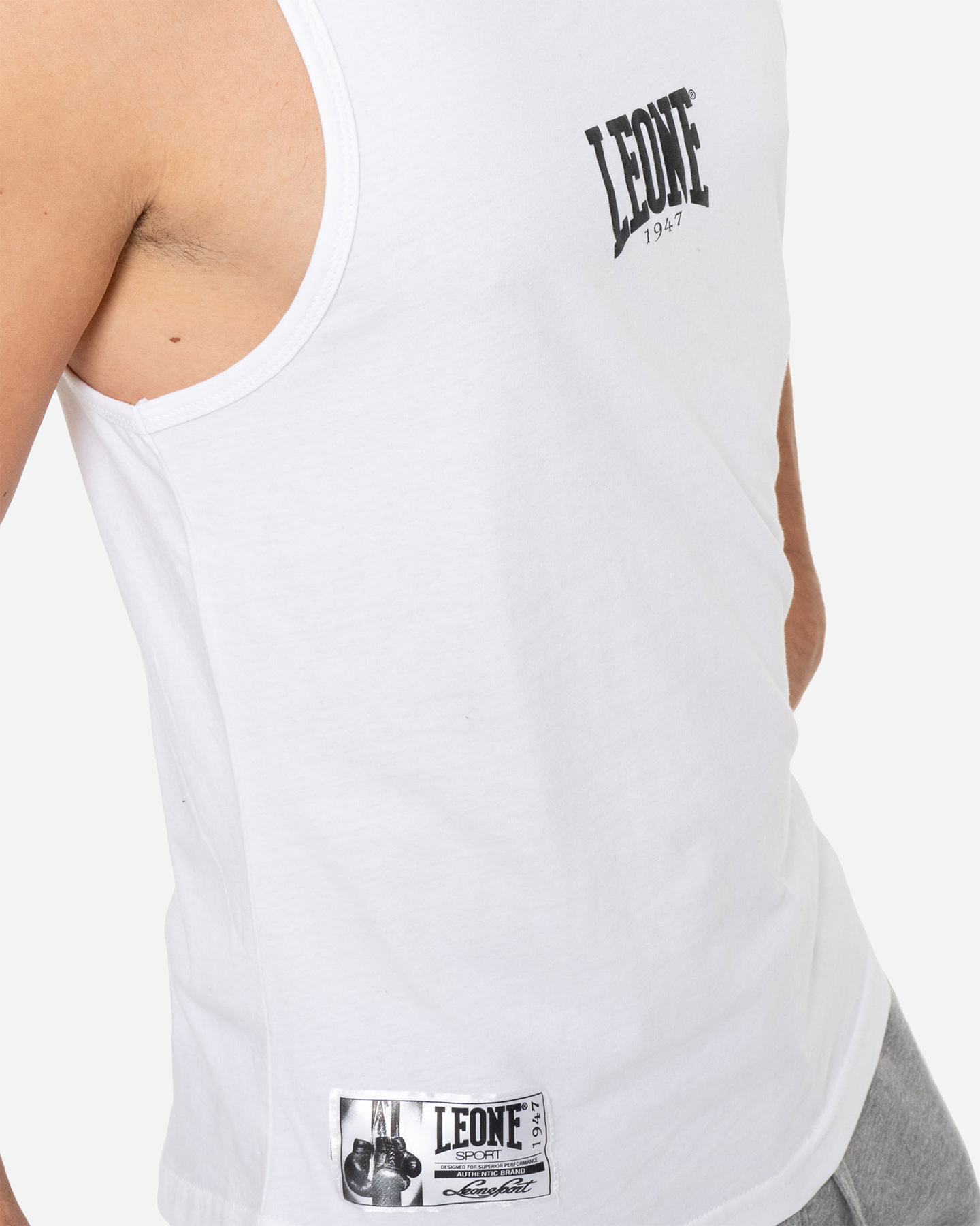 Canotta LEONE SMALL LOGO M - Bianco - 4 | Cisalfa Sport