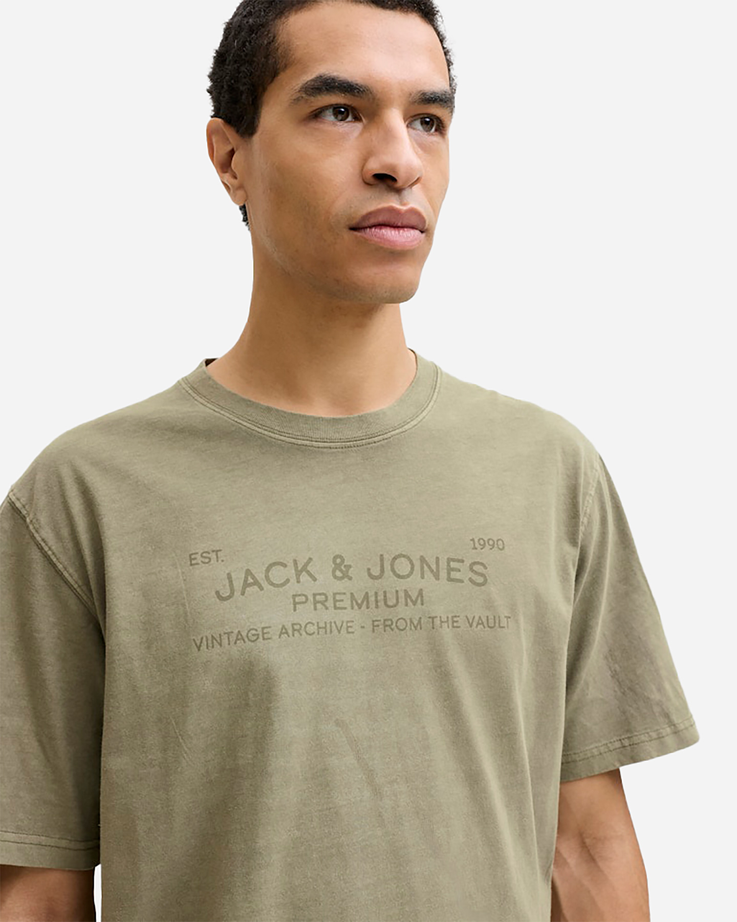 T-shirt JACK & JONES AIDEN M - Verde - 3 | Cisalfa Sport