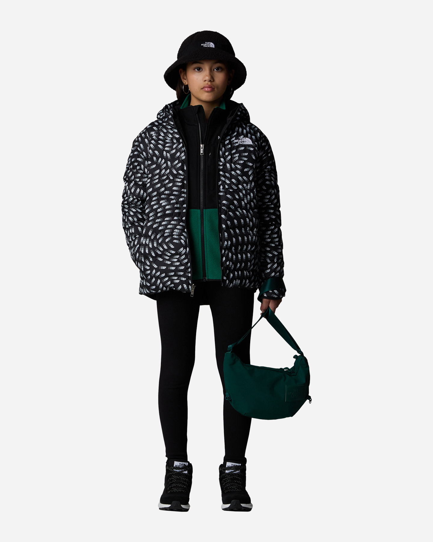 Giubbotto THE NORTH FACE REVERSIBLE PERRITO JR - Nero - 5 | Cisalfa Sport