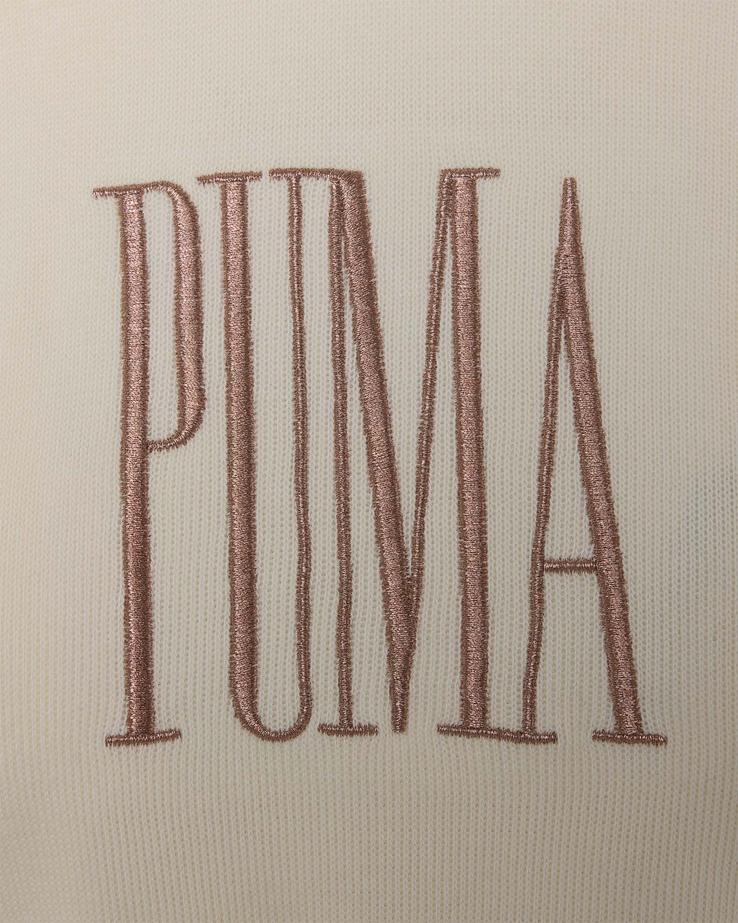 Felpa PUMA CROP W - Bianco - 2 | Cisalfa Sport