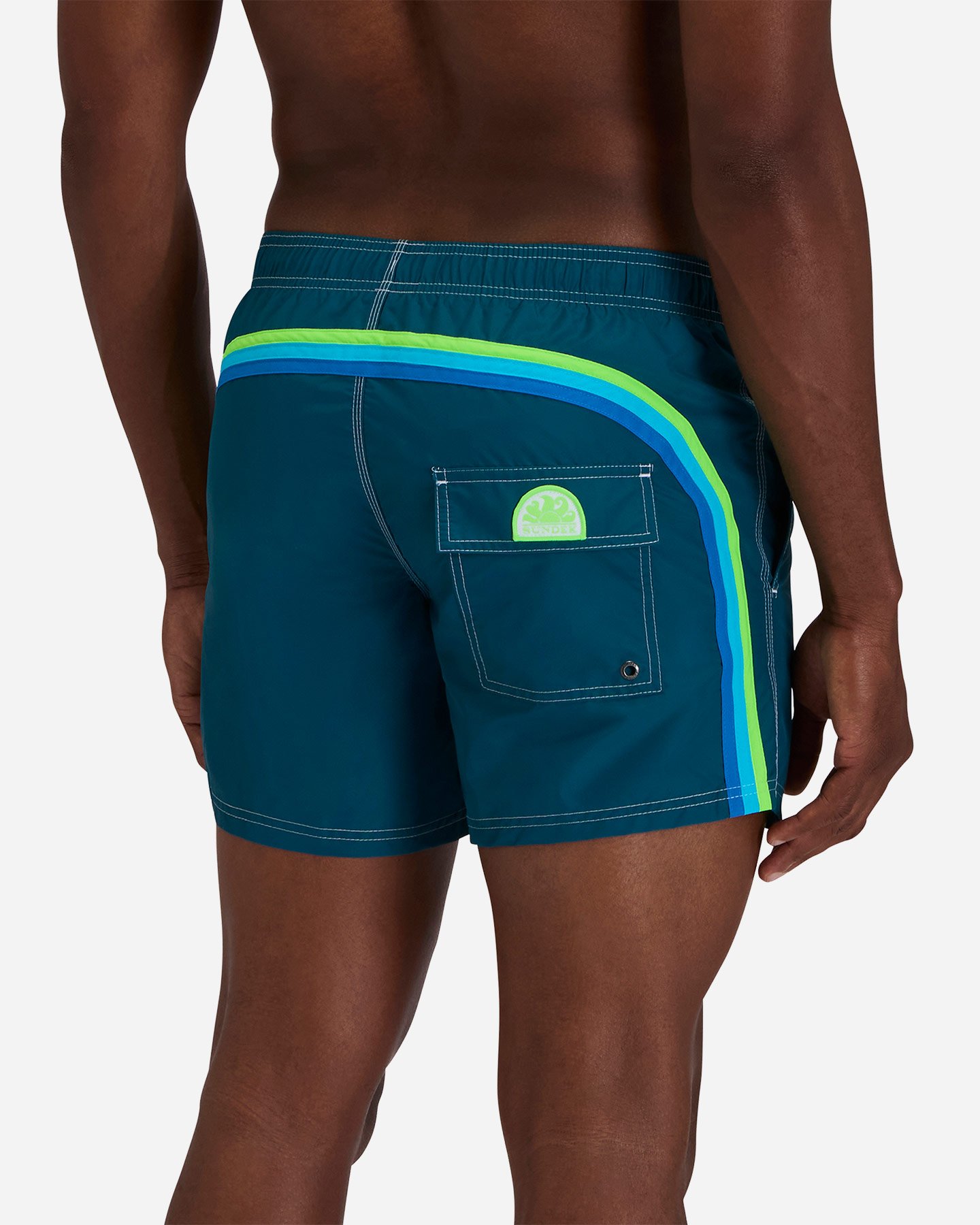 Boxer mare SUNDEK NYLON 14" M - Verde - 3 | Cisalfa Sport