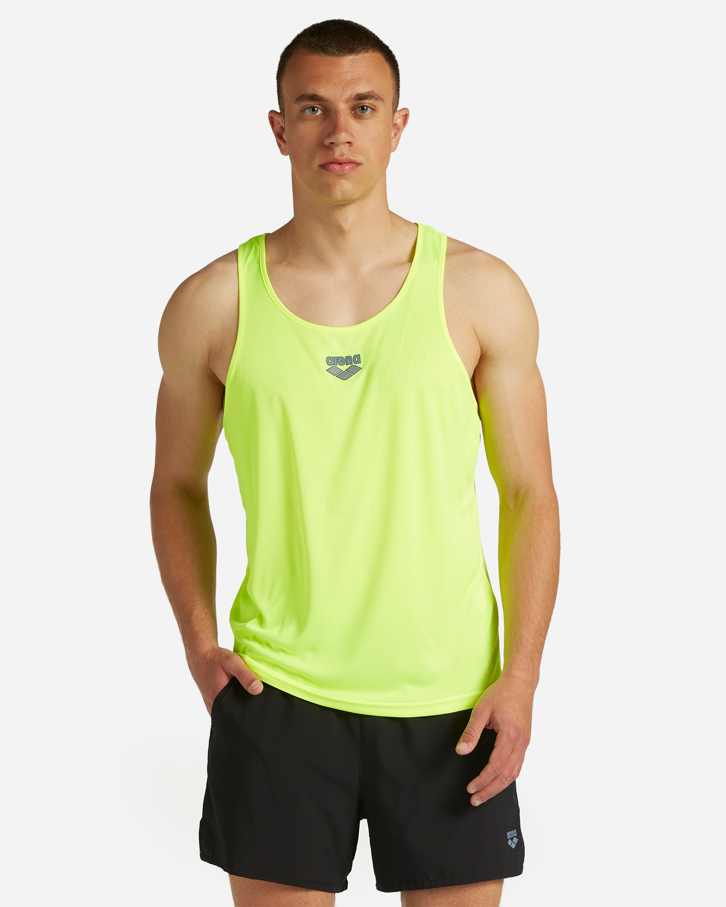 Canotta running ARENA ATHLETIC RUN M - Giallo - 0 | Cisalfa Sport