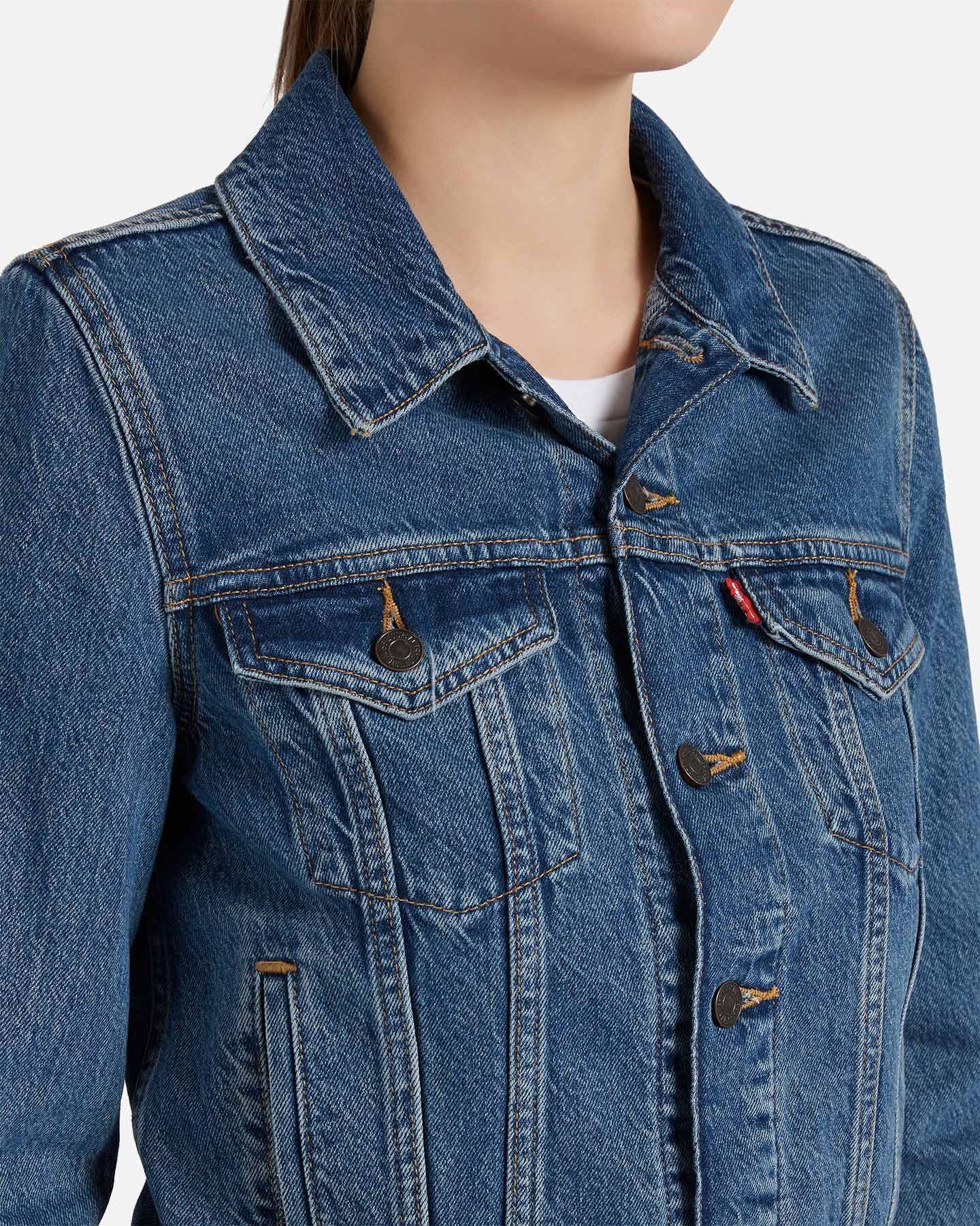 Giubbotto LEVI'S DENIM W - Denim - 4 | Cisalfa Sport