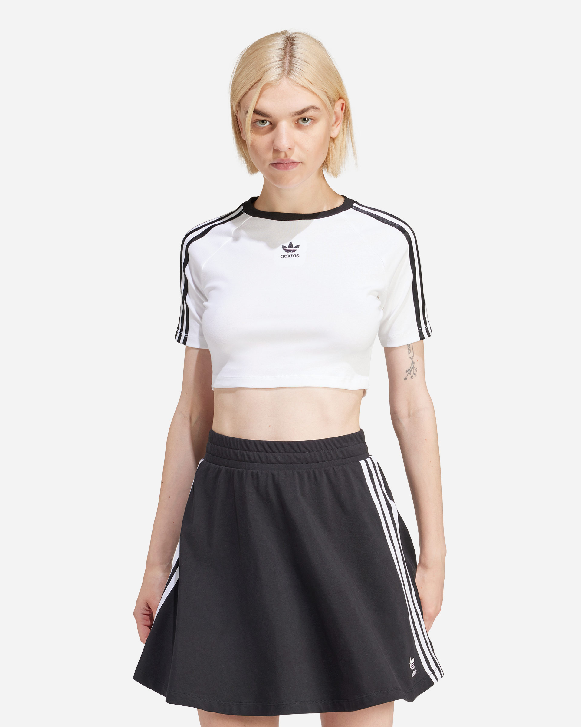 T-shirt ADIDAS ORIGINAL 3STRIPES W - Bianco - 1 | Cisalfa Sport