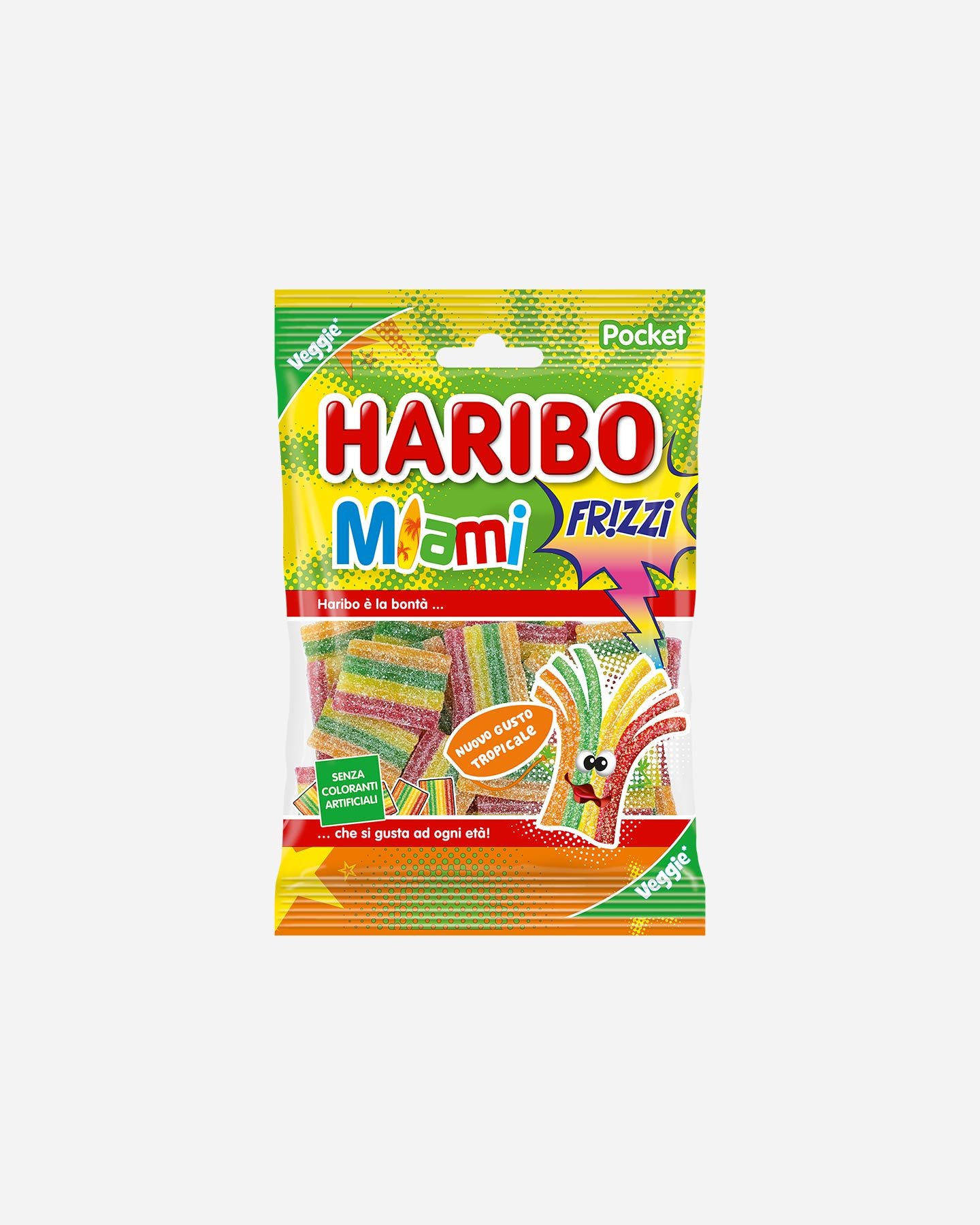 Caramelle HARIBO MIAMI FRIZZI 80 G  - Color mix - 0 | Cisalfa Sport