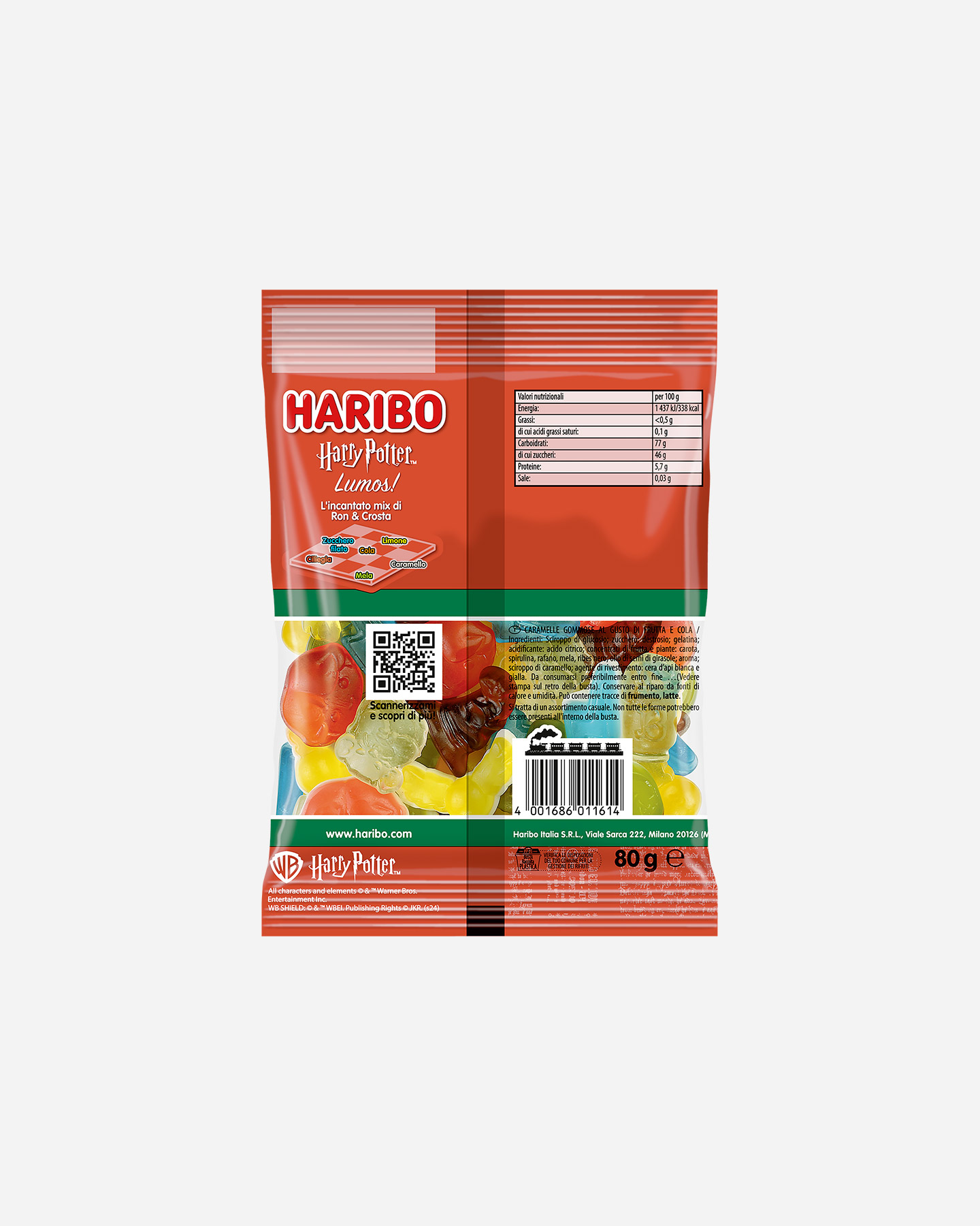 Energetico HARIBO RON WEASLEY 80 GR  - Color mix - 1 | Cisalfa Sport