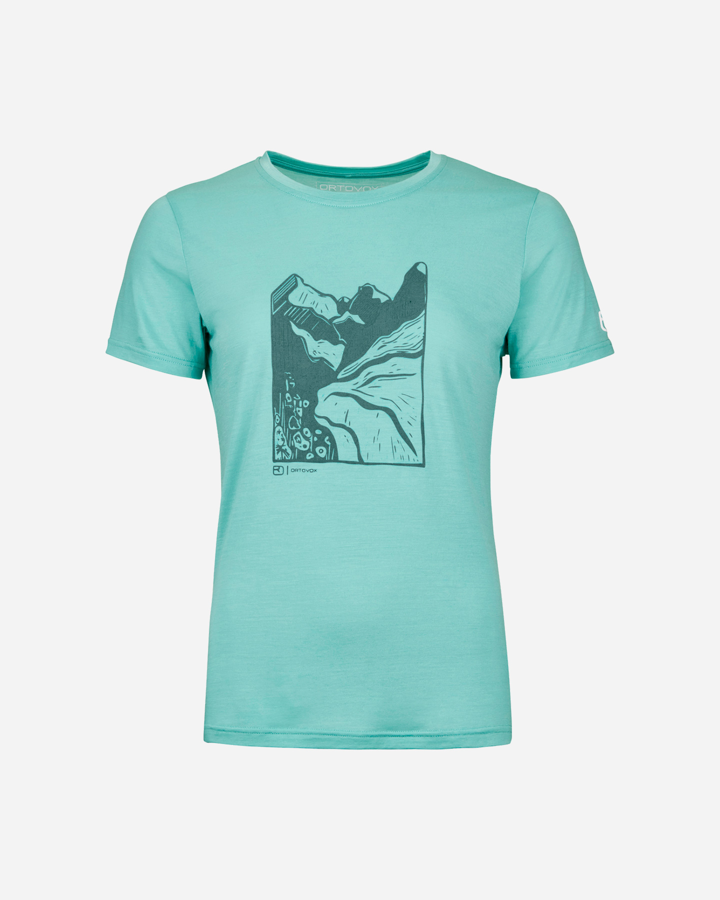 T-shirt ORTOVOX 120 COOL TEC CUT W - Azzurro - 0 | Cisalfa Sport