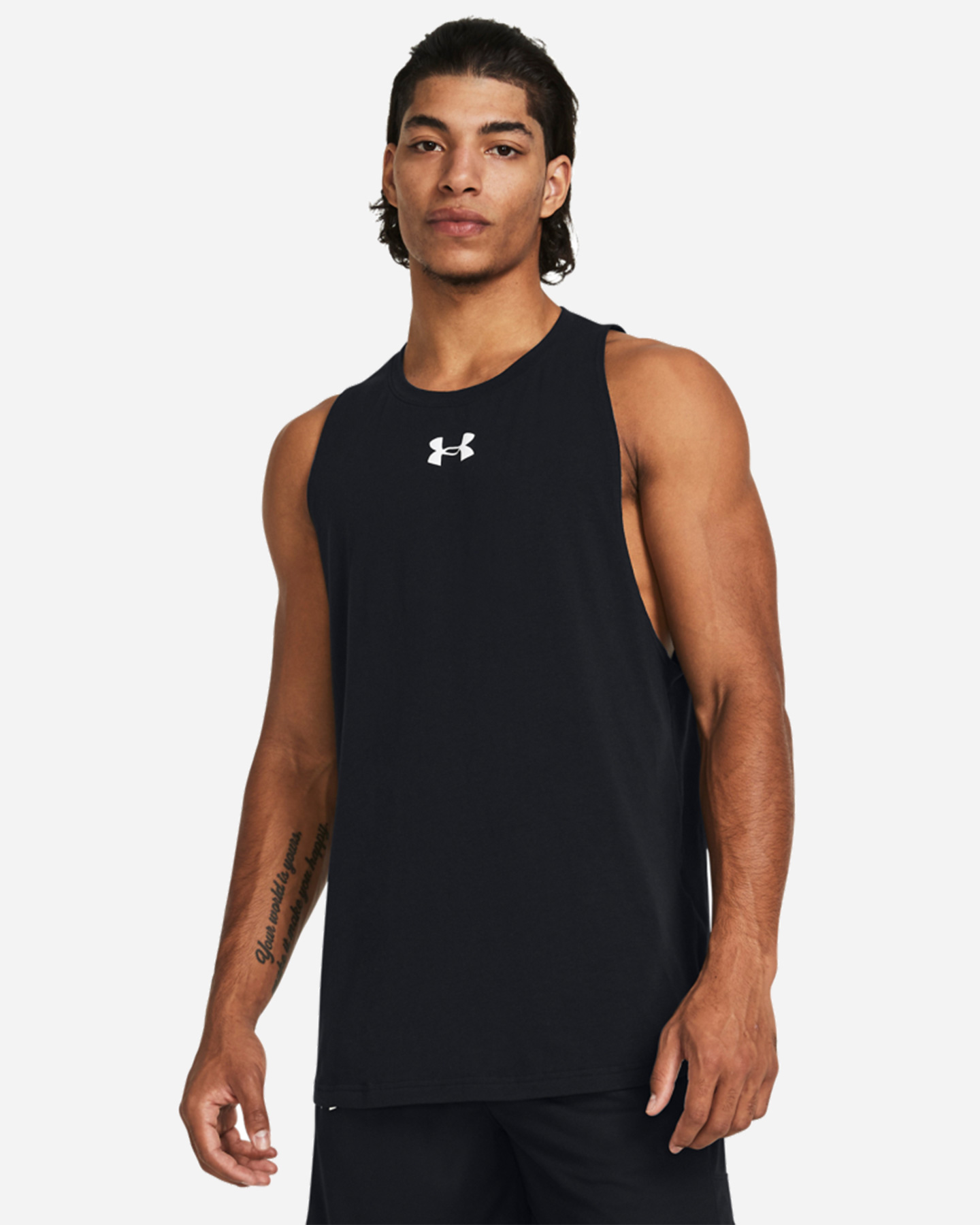 Maglia basket UNDER ARMOUR BASELINE M - Nero - 2 | Cisalfa Sport