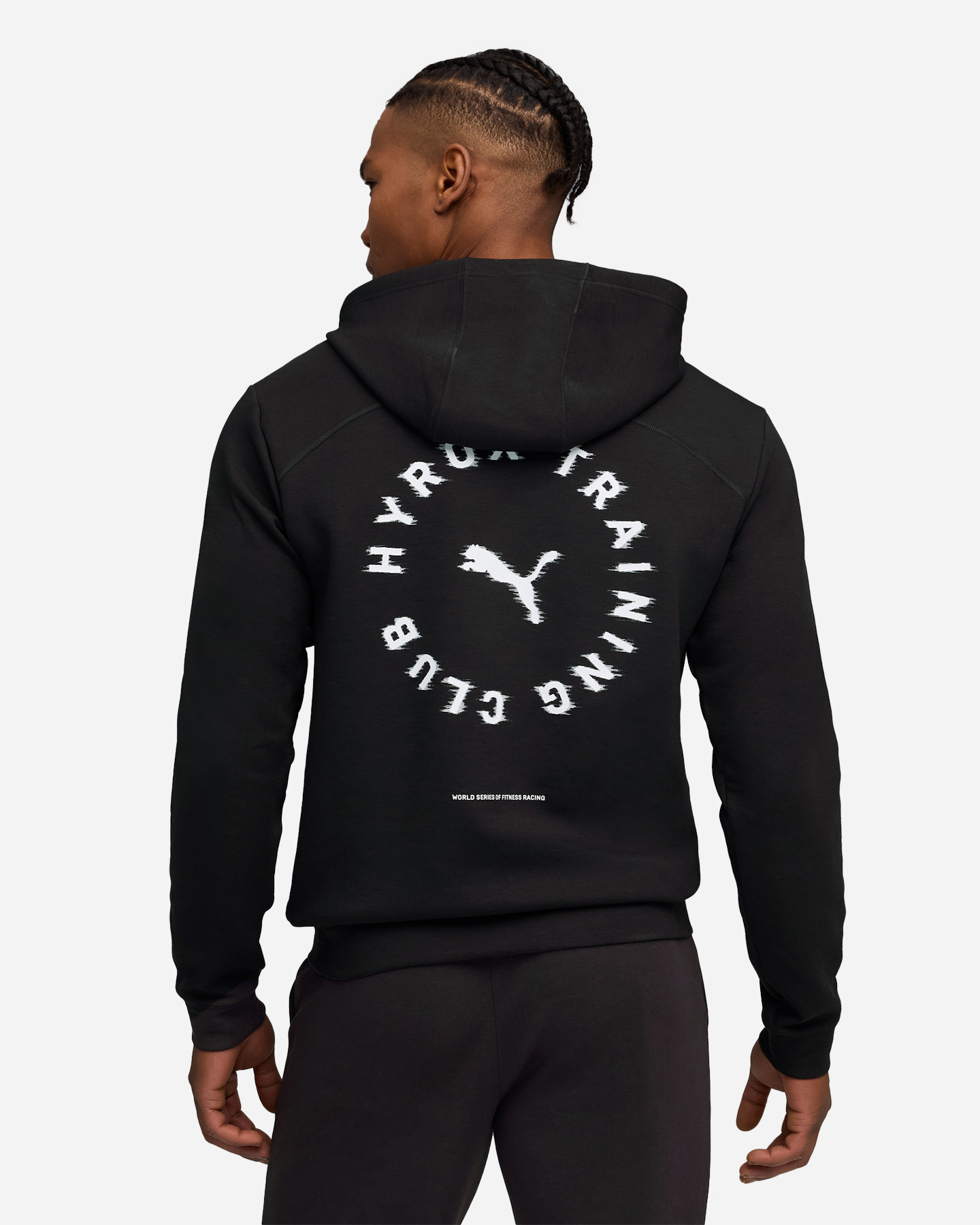 Felpa training PUMA HYROX CLOUDSPUN M - Nero - 3 | Cisalfa Sport