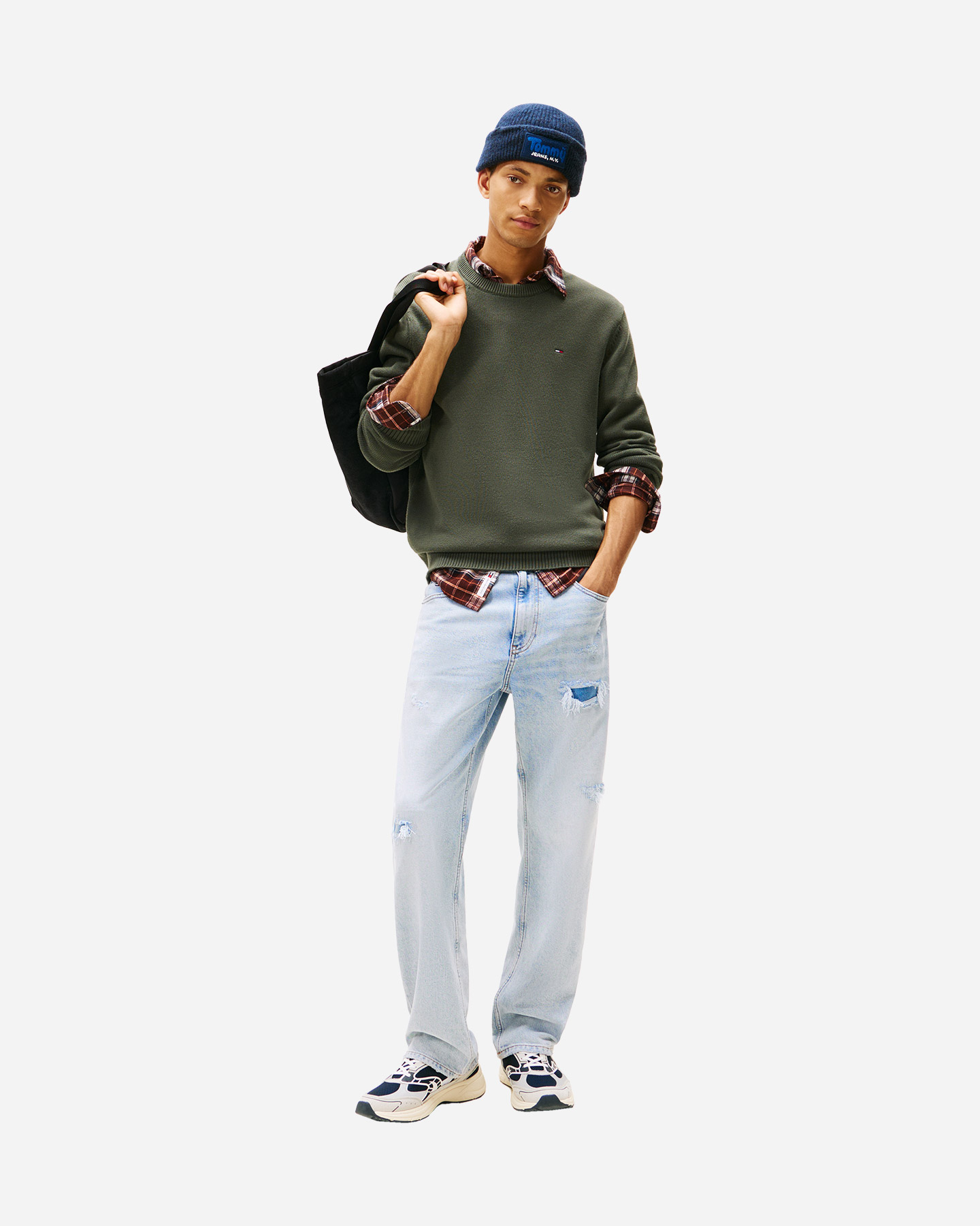 Maglione TOMMY HILFIGER ESSENTIAL M - Verde - 2 | Cisalfa Sport