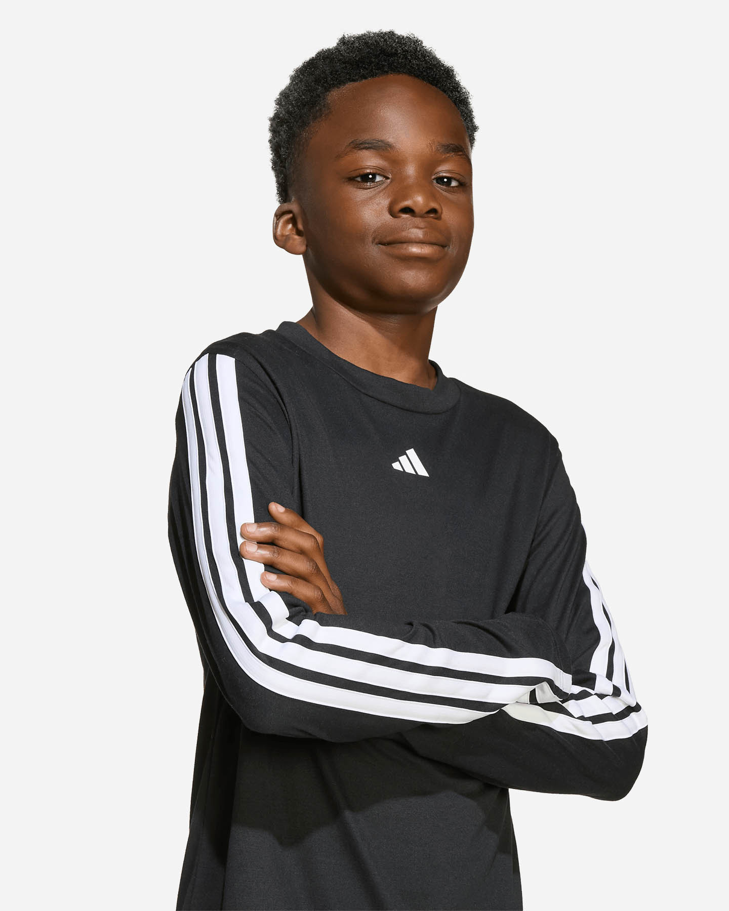 T-shirt ADIDAS 3STRIPES JR - Nero - 4 | Cisalfa Sport