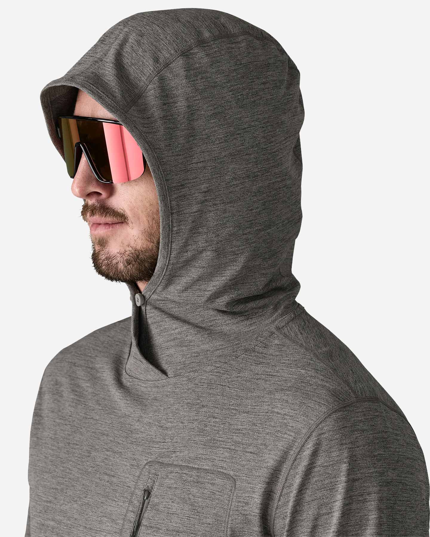 Felpa PATAGONIA CAPILENE COOL SUN M - Grigio - 5 | Cisalfa Sport