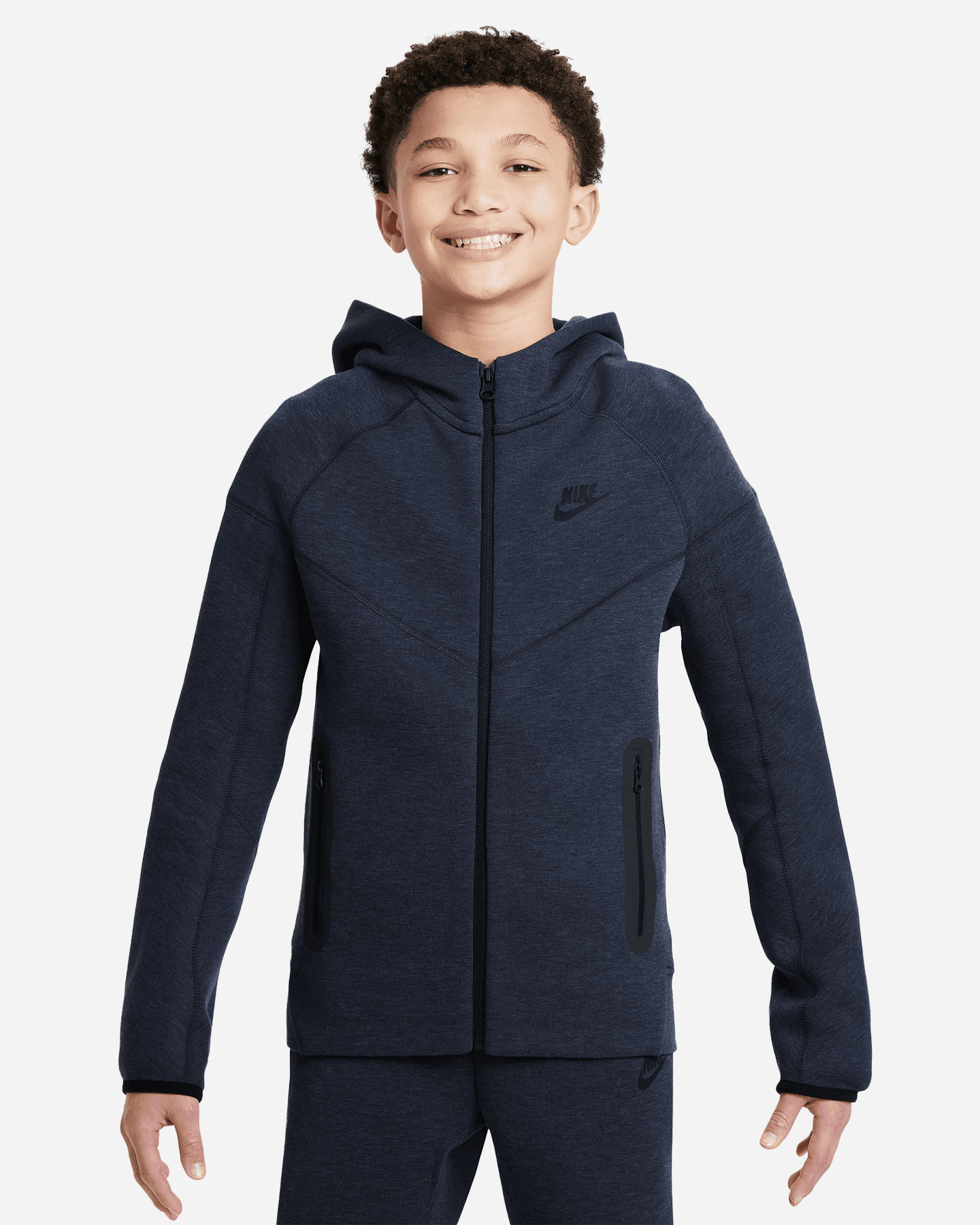 Felpa NIKE TECH FLEECE JR - Blu - 0 | Cisalfa Sport
