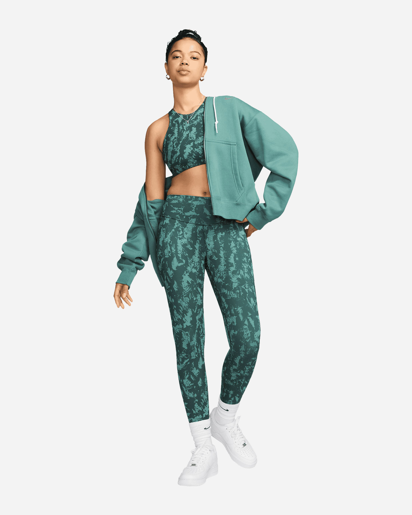 Leggings NIKE ONE 7/8 W - Verde - 2 | Cisalfa Sport