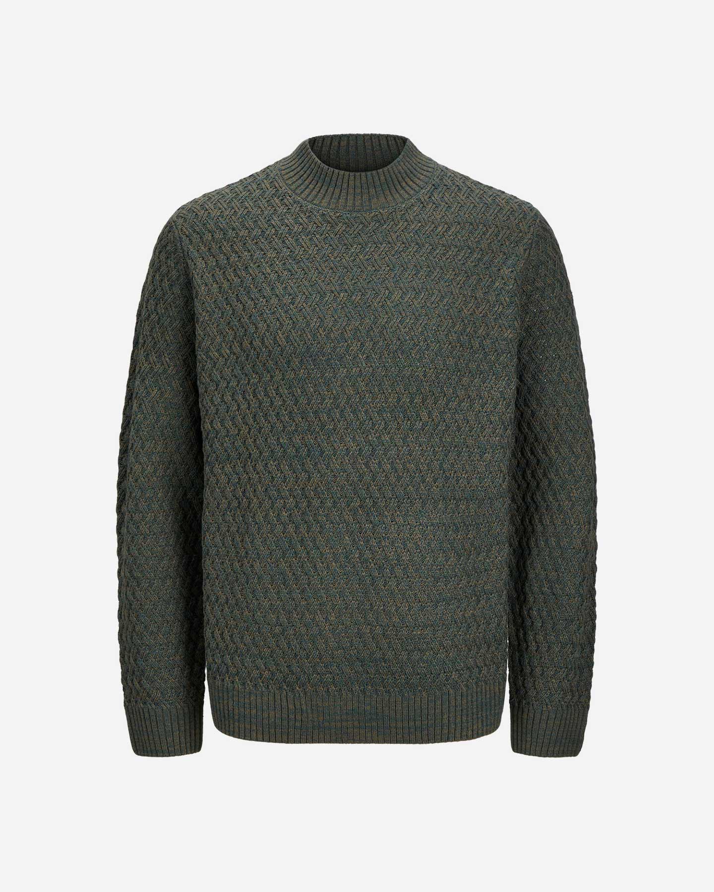 Maglione JACK & JONES PRCCZIGGI LUPETTO M - Verde - 0 | Cisalfa Sport