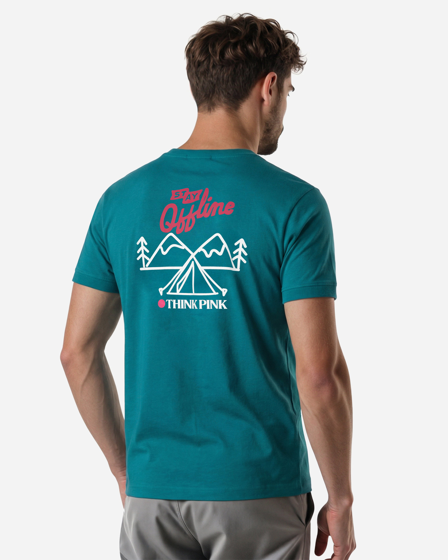 T-shirt THINK PINK GOPCORE M - Verde - 3 | Cisalfa Sport