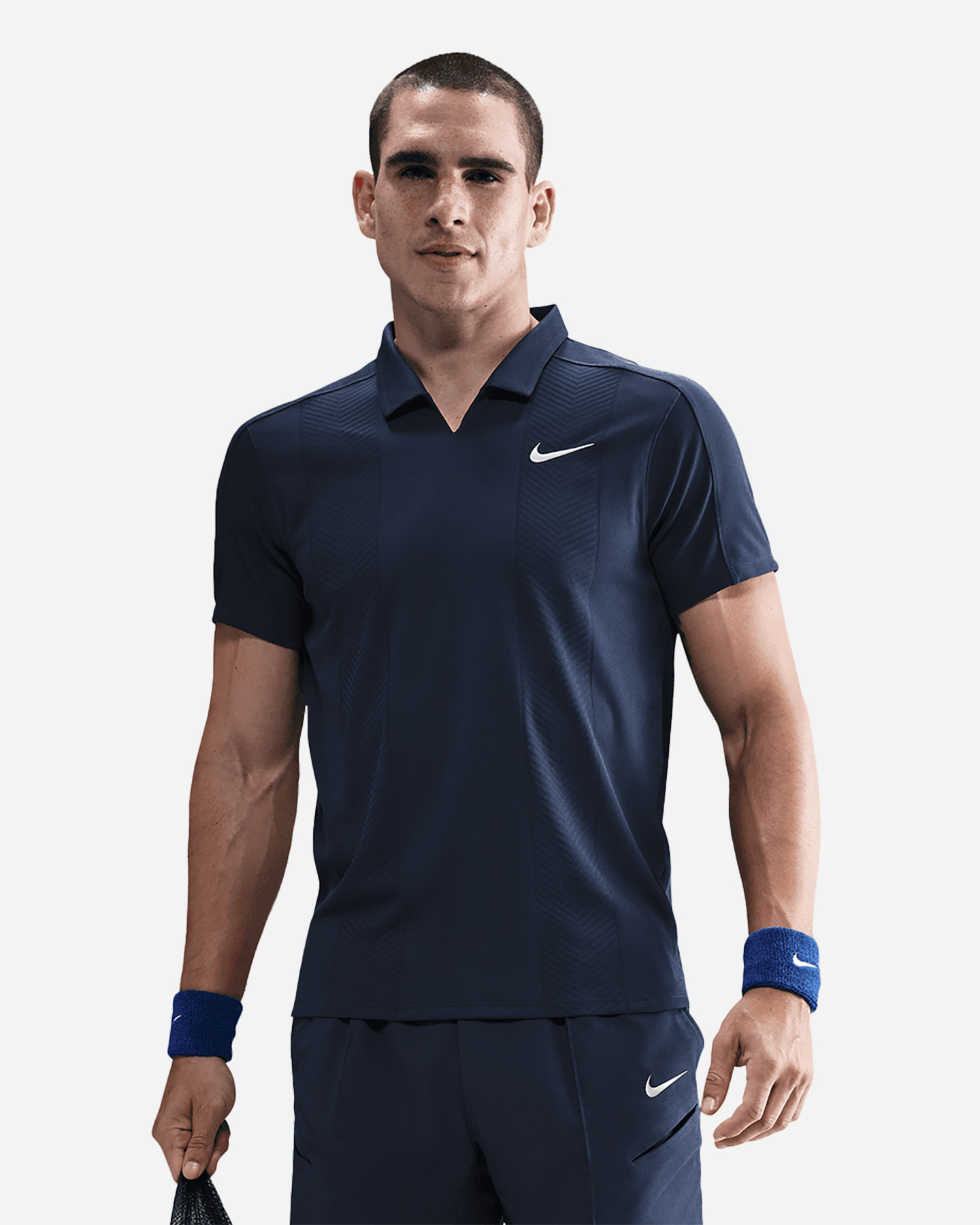 T-shirt tennis NIKE JANNIK M - Blu Navy - 0 | Cisalfa Sport