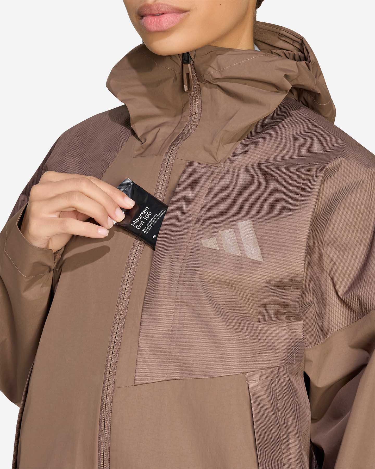 Giacca outdoor ADIDAS TERREX XPERIOR 2.5 LAYER HYBRID W - Marrone - 5 | Cisalfa Sport