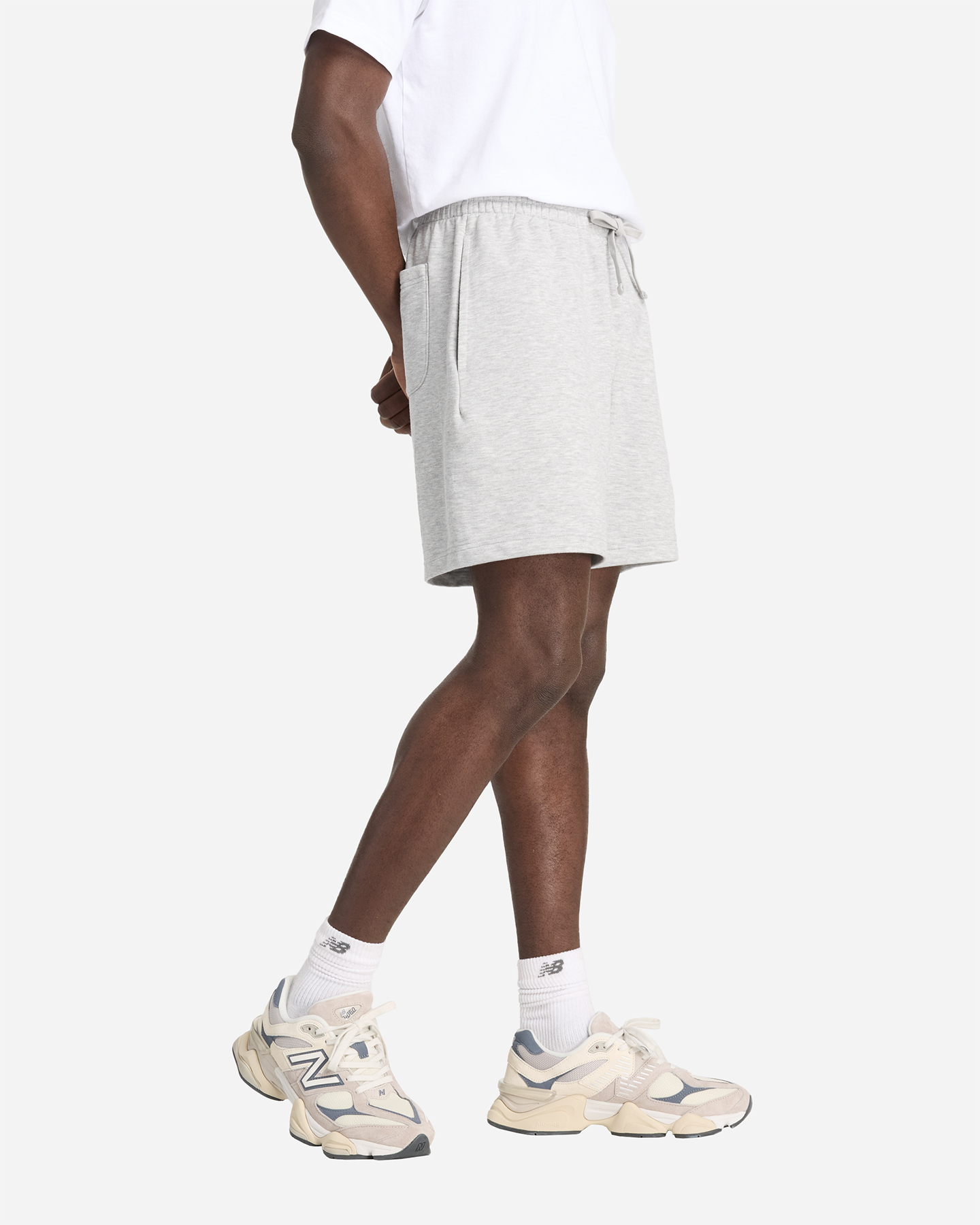 Pantaloncini NEW BALANCE ESSENTIAL SMALL LOGO M - Grigio - 1 | Cisalfa Sport