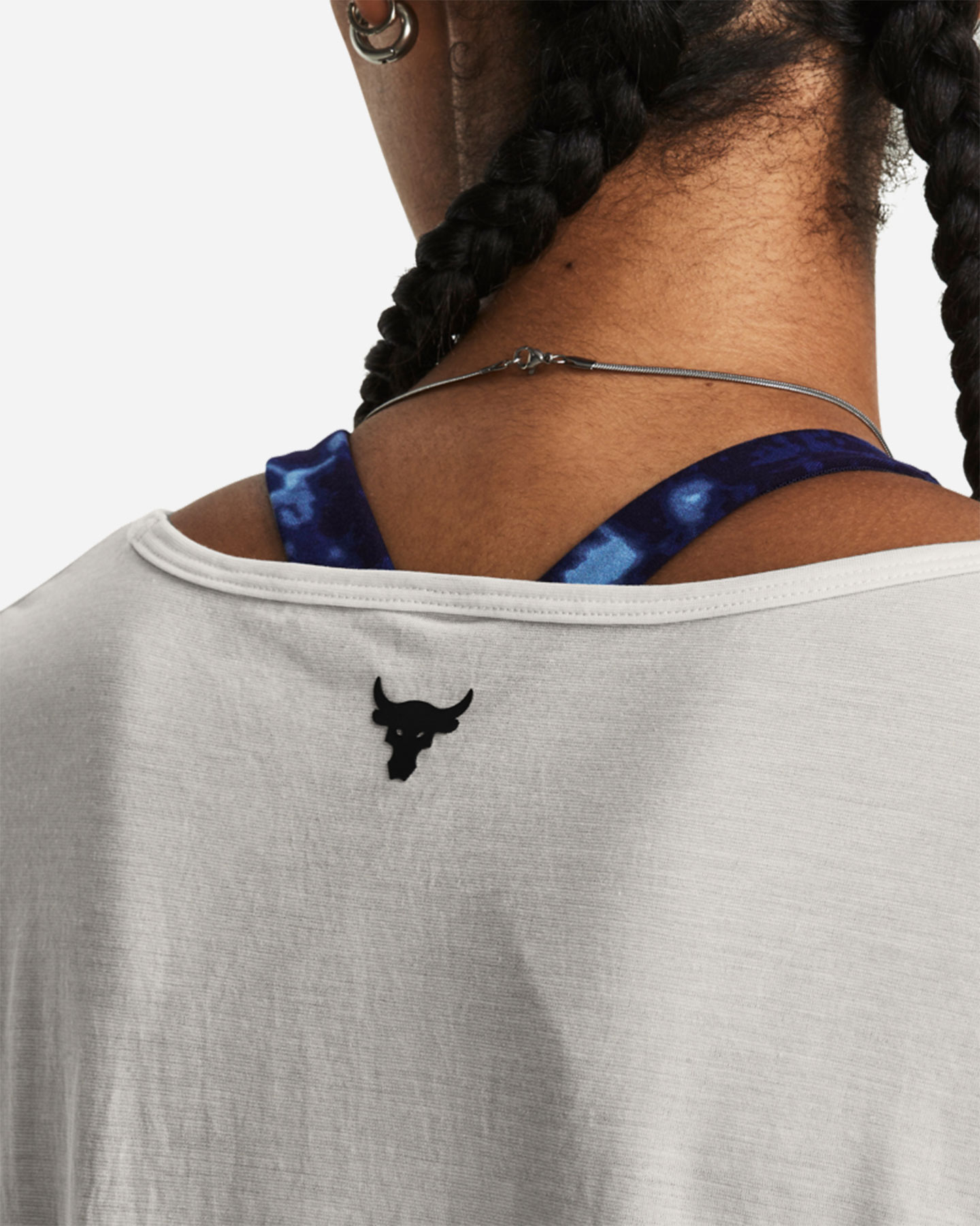 T-shirt training UNDER ARMOUR THE ROCK W - Bianco - 4 | Cisalfa Sport