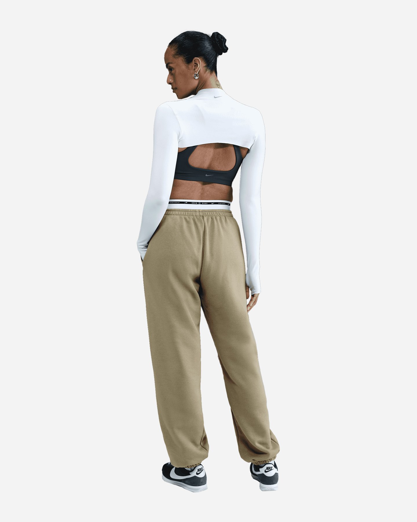 Pantalone NIKE PHOENIX W  - Beige - 2 | Cisalfa Sport