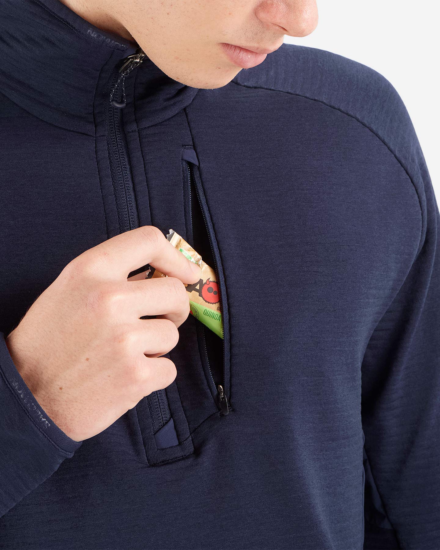 Pile SALOMON ESSENTIAL LIGHTWARM M - Nero - 5 | Cisalfa Sport