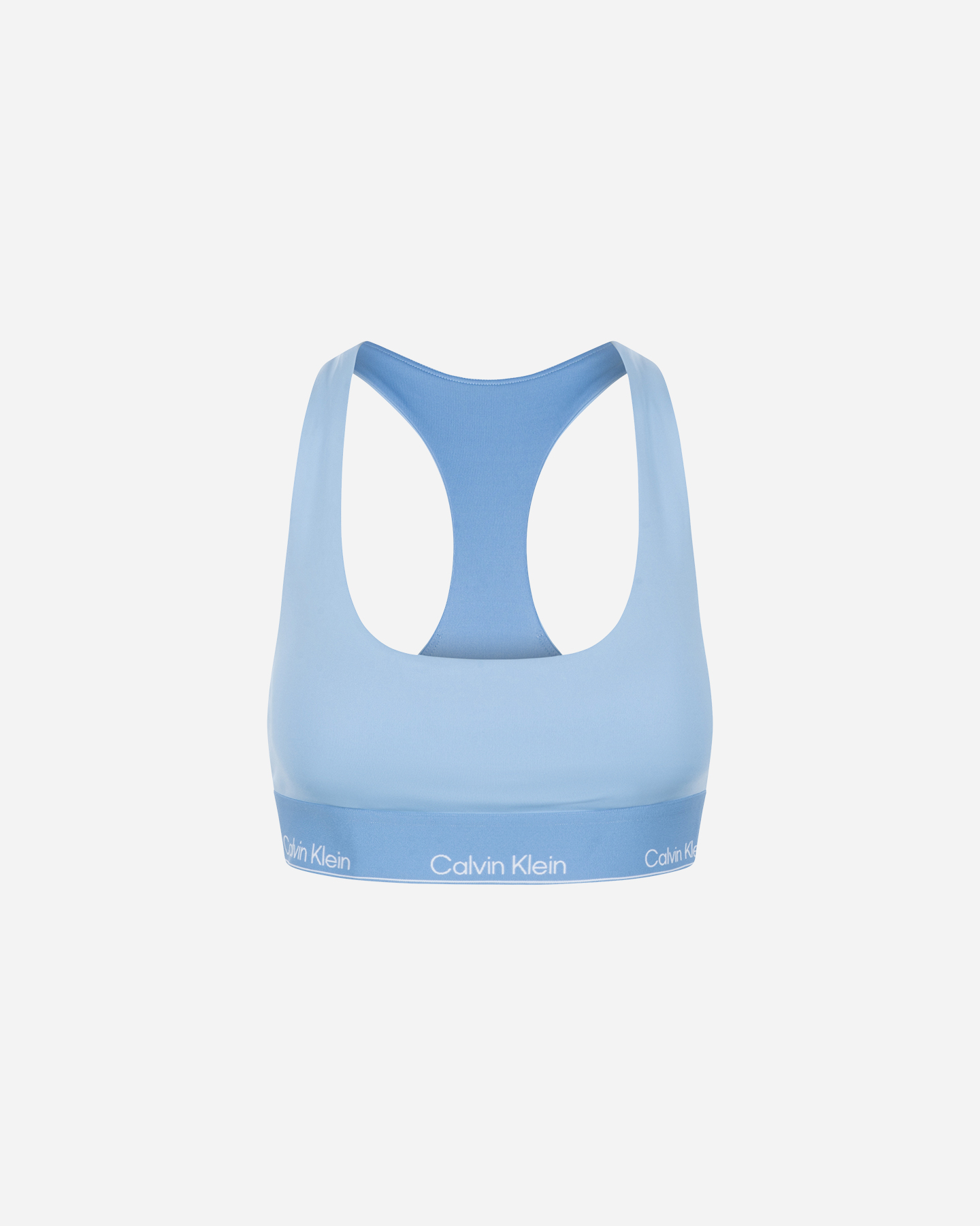 Reggiseno sportivo CALVIN KLEIN SPORT ELASTIC LOGO W - Azzurro - 0 | Cisalfa Sport