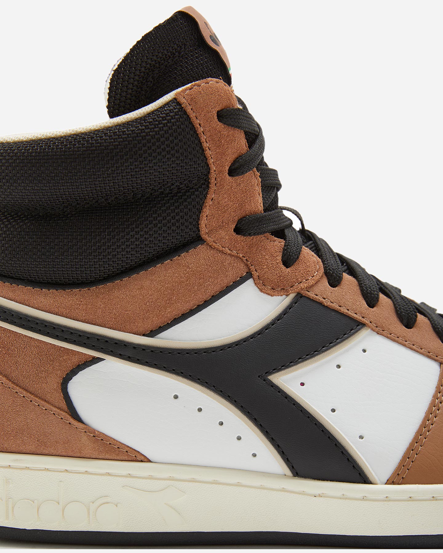 Scarpe sneakers DIADORA MAGIC BASKET EARTH MID BEAVER M - Marrone - 5 | Cisalfa Sport