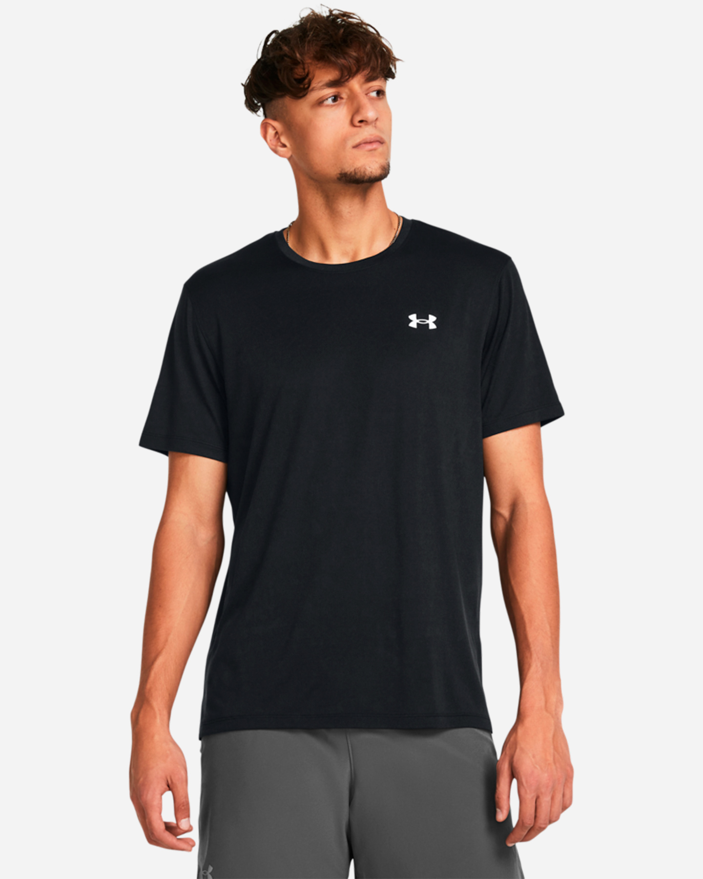 T-shirt running UNDER ARMOUR STREAKER M - Nero - 2 | Cisalfa Sport