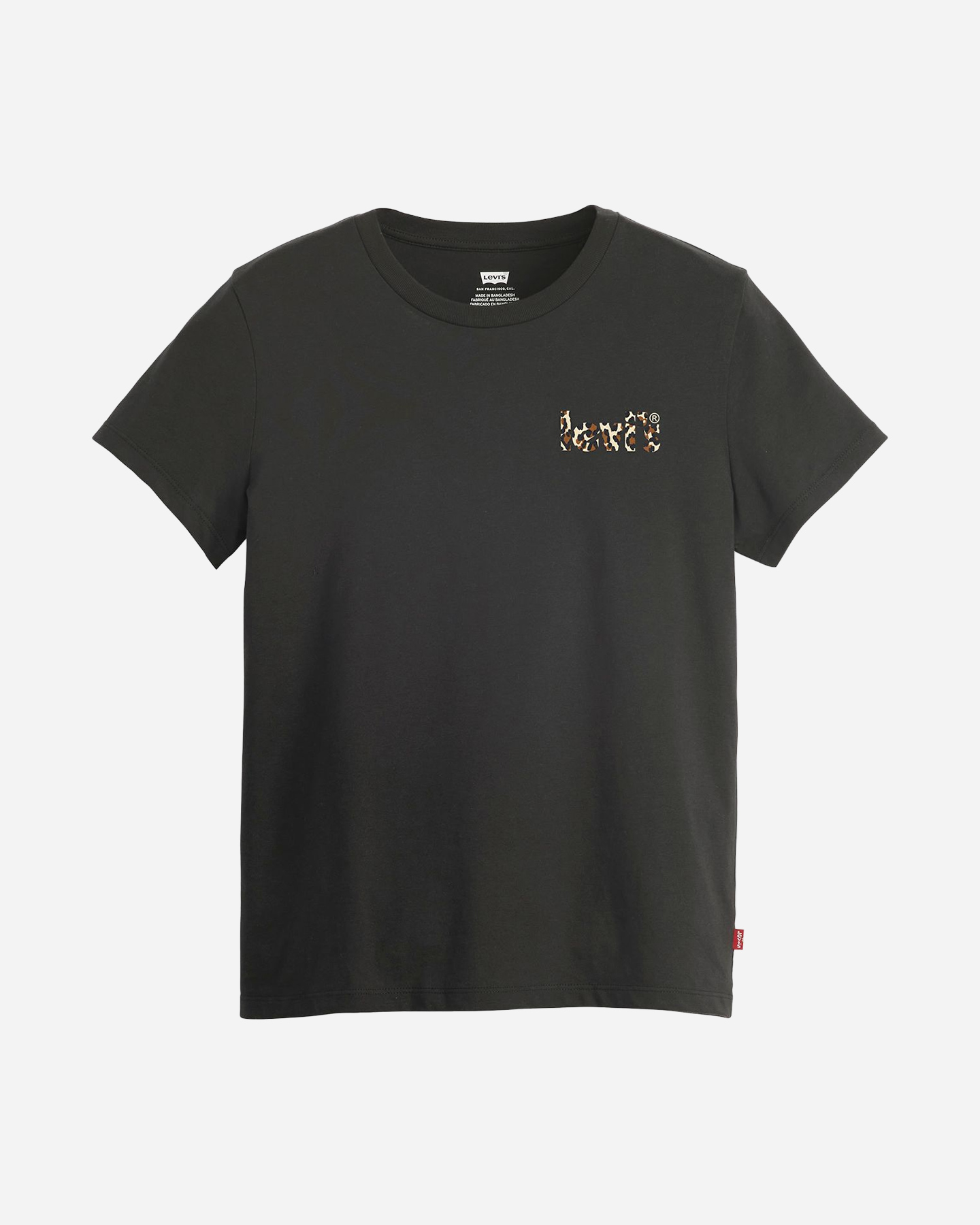 T-shirt LEVI'S LOGO CHEST LEOPARD W - Nero - 0 | Cisalfa Sport