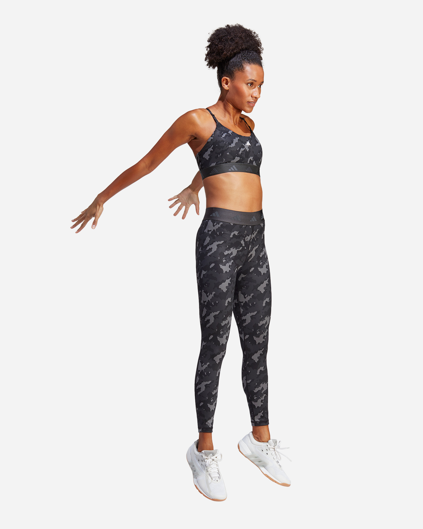 Leggings ADIDAS ALL OVER W - Nero - 3 | Cisalfa Sport